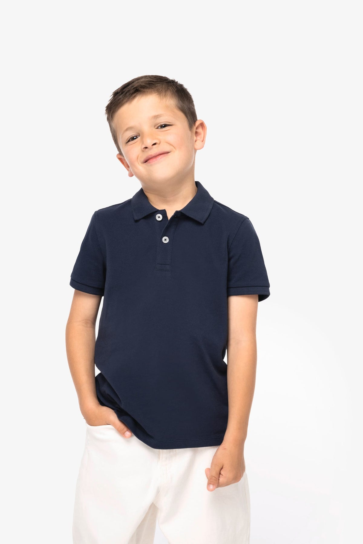 Native Spirit NS209 Ecologische kinderpolo van piquétricot