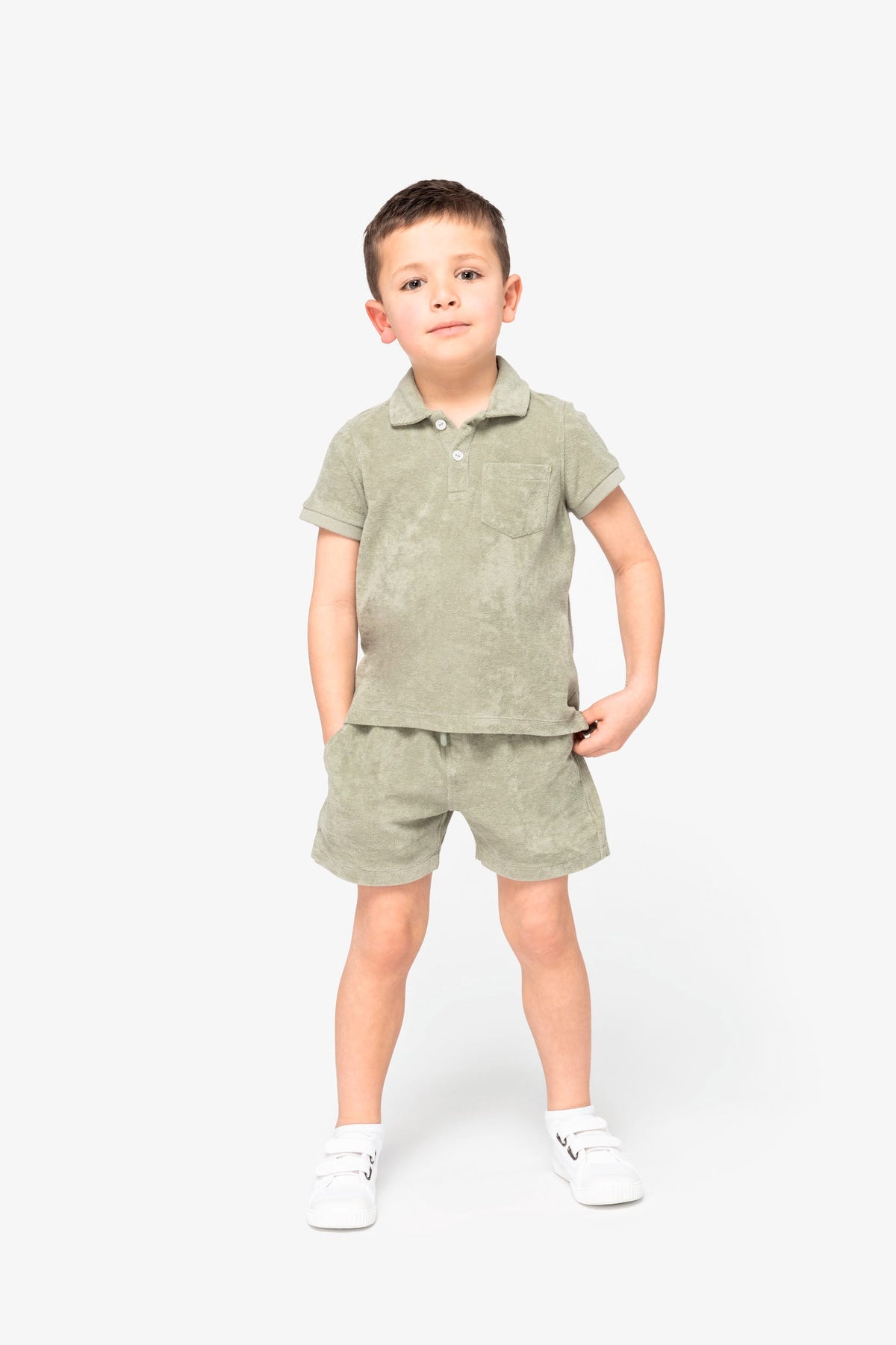 Native Spirit NS218 Ecologische badstof kinderpolo