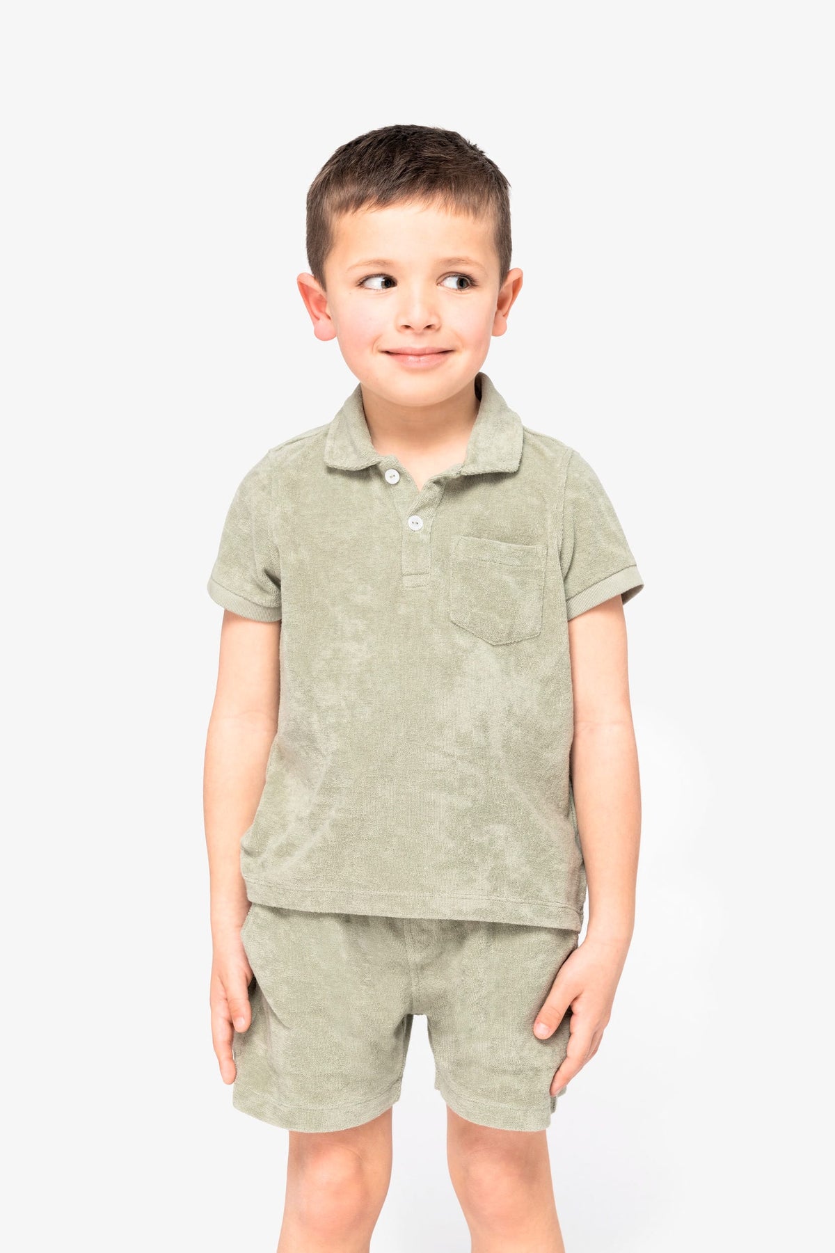 Native Spirit NS218 Ecologische badstof kinderpolo