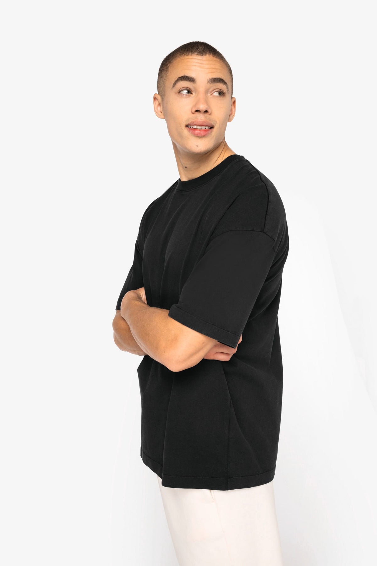 Native Spirit NS326 Ecologisch oversized verwassen heren T-shirt