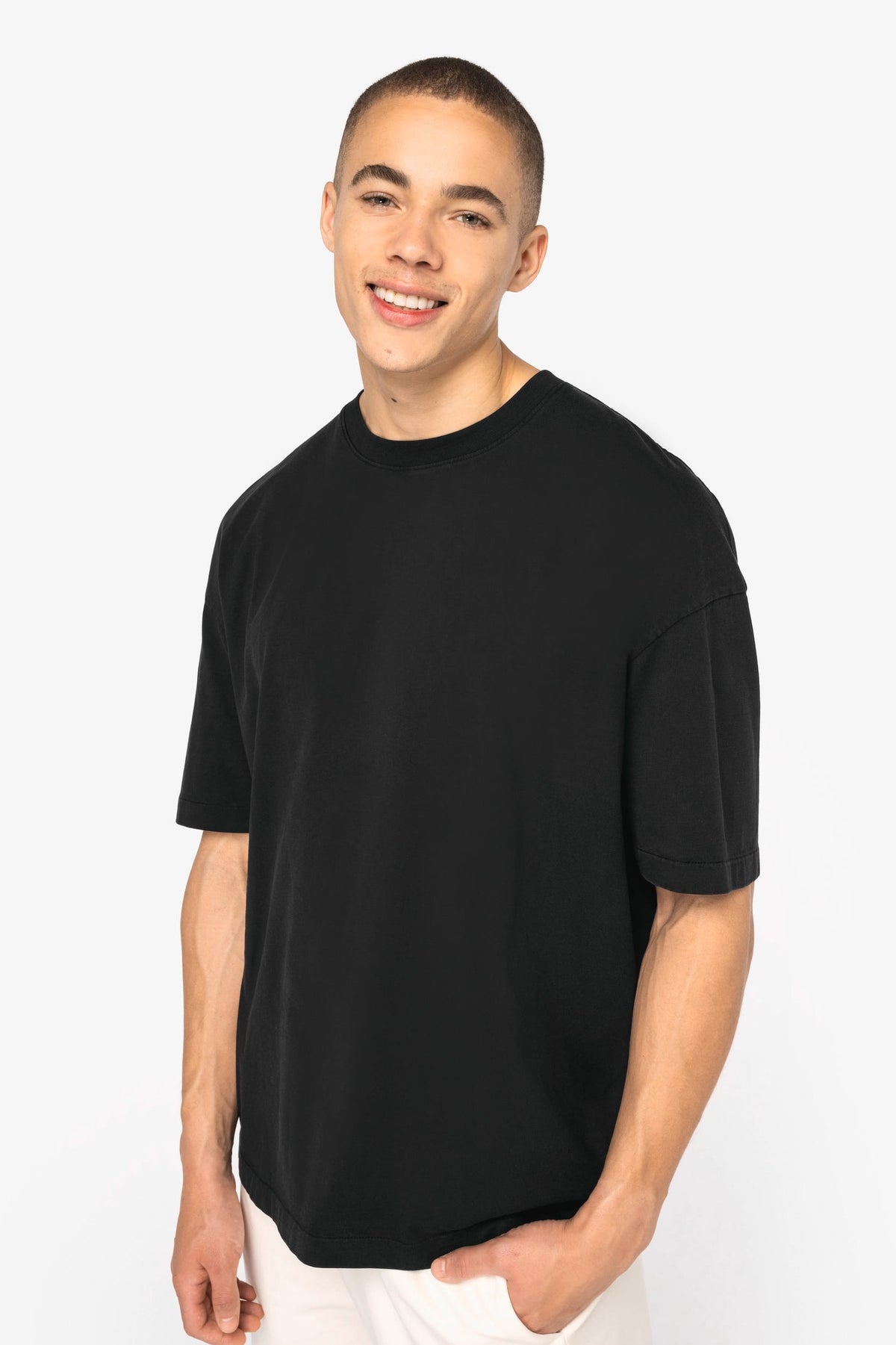 Native Spirit NS326 Ecologisch oversized verwassen heren T-shirt