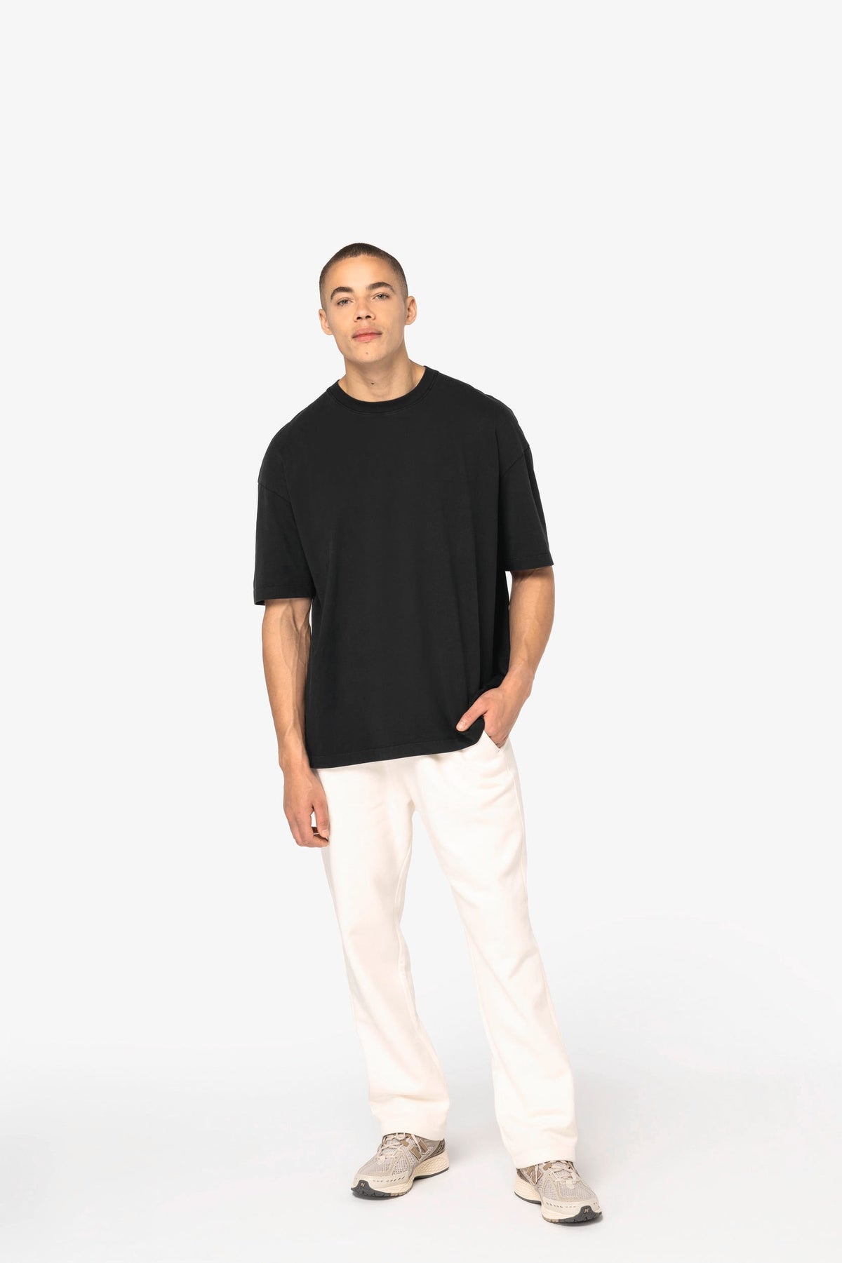 Native Spirit NS326 Ecologisch oversized verwassen heren T-shirt