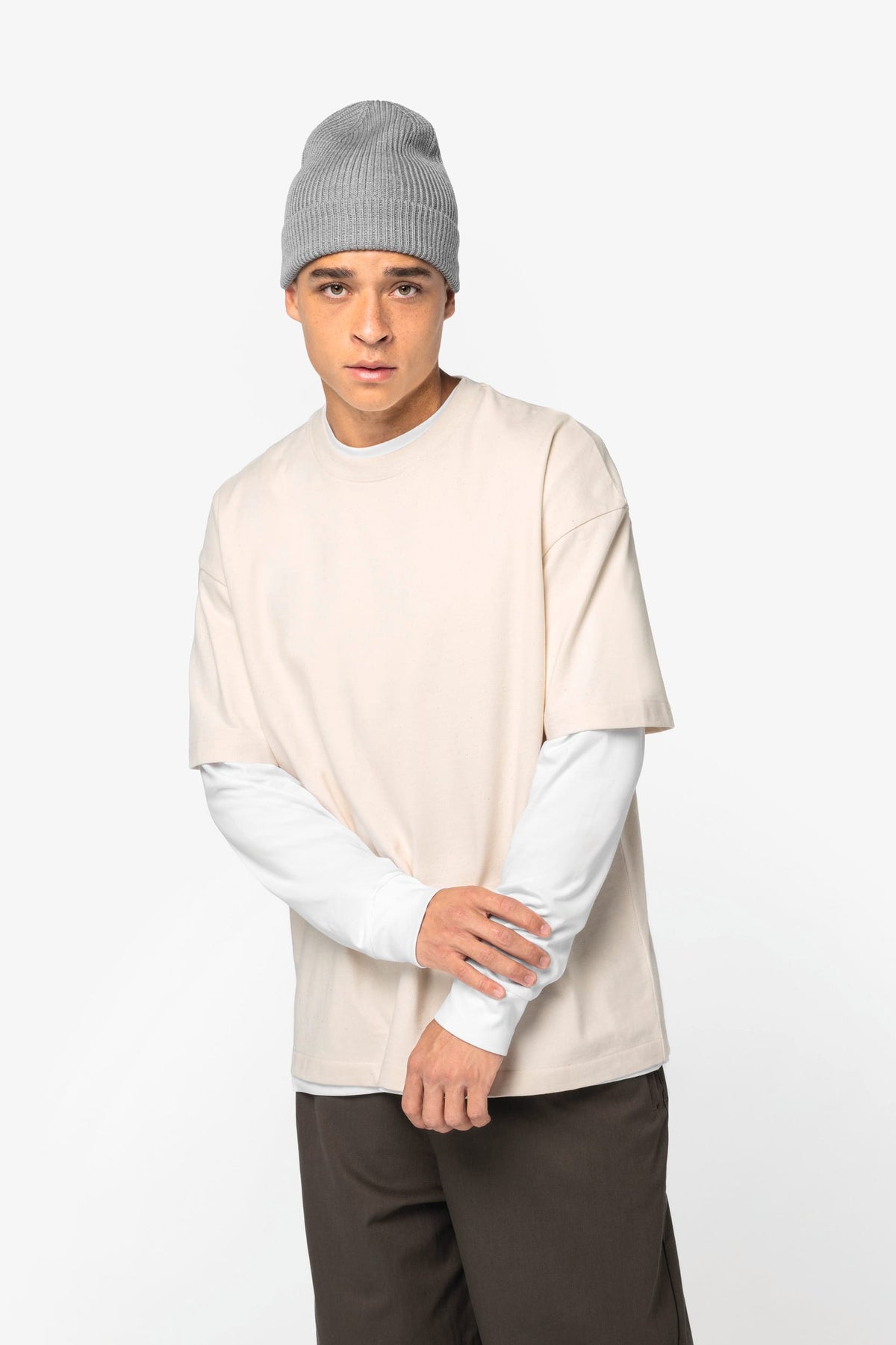 Native Spirit NS332 Ecologisch oversized heren-T-shirt