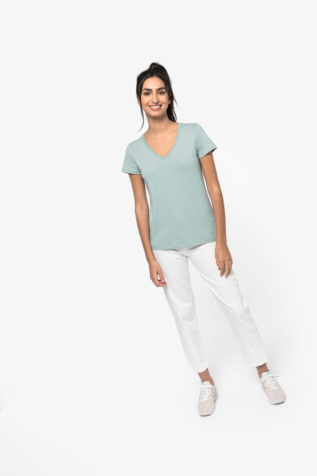 Native Spirit NS334 Ecologisch dames T-shirt met V-hals