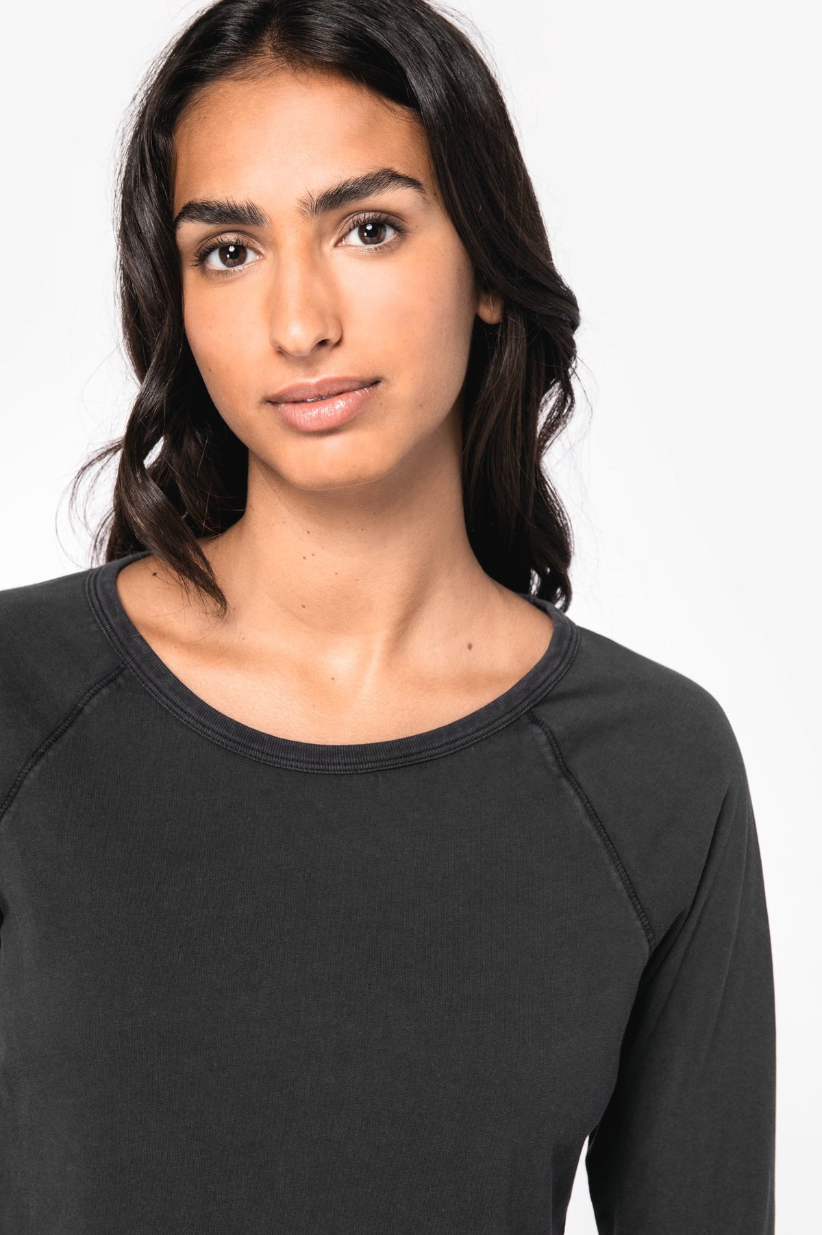 Native Spirit NS339 Ecologisch dames T-shirt met lange raglanmouwen