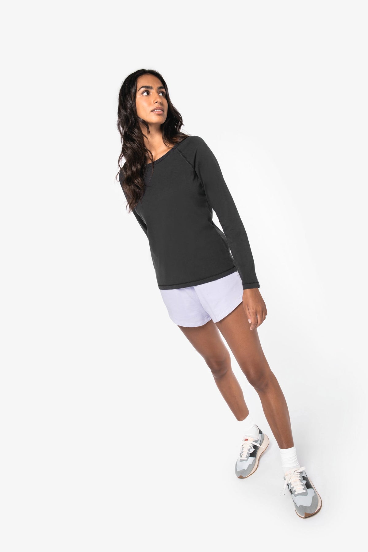 Native Spirit NS339 Ecologisch dames T-shirt met lange raglanmouwen