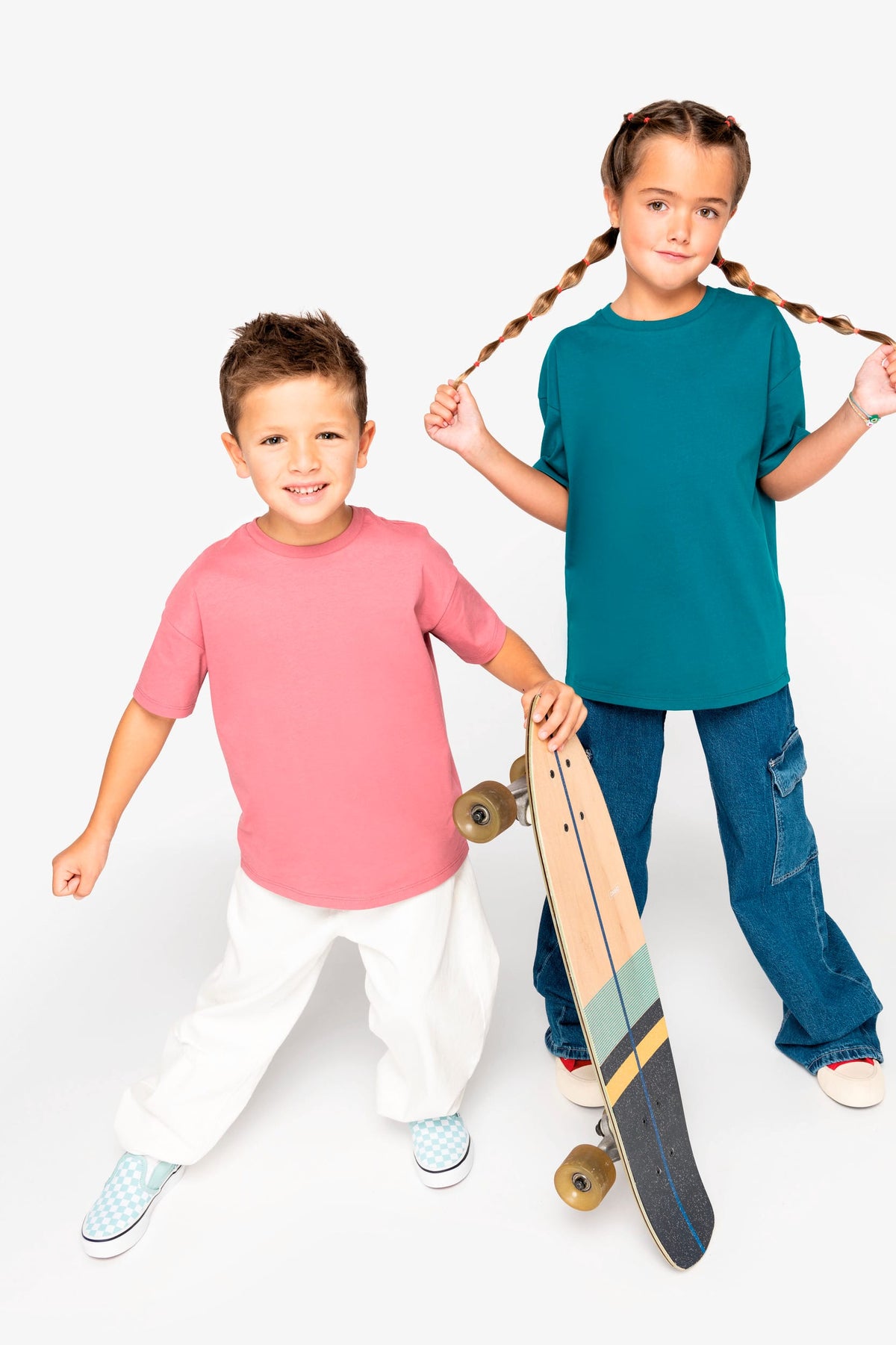 Native Spirit NS340 Ecologisch kinder T-shirt met afhangende schouders