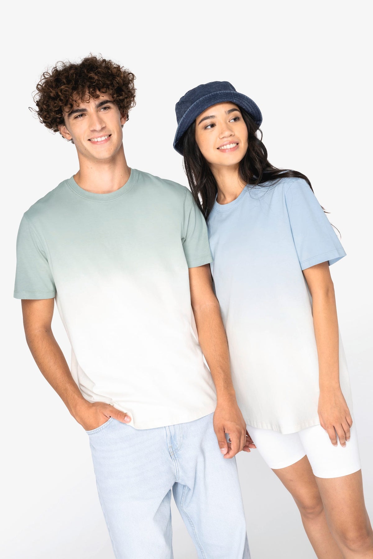Native Spirit NS345 Ecologisch unisex Dip Dye T-shirt