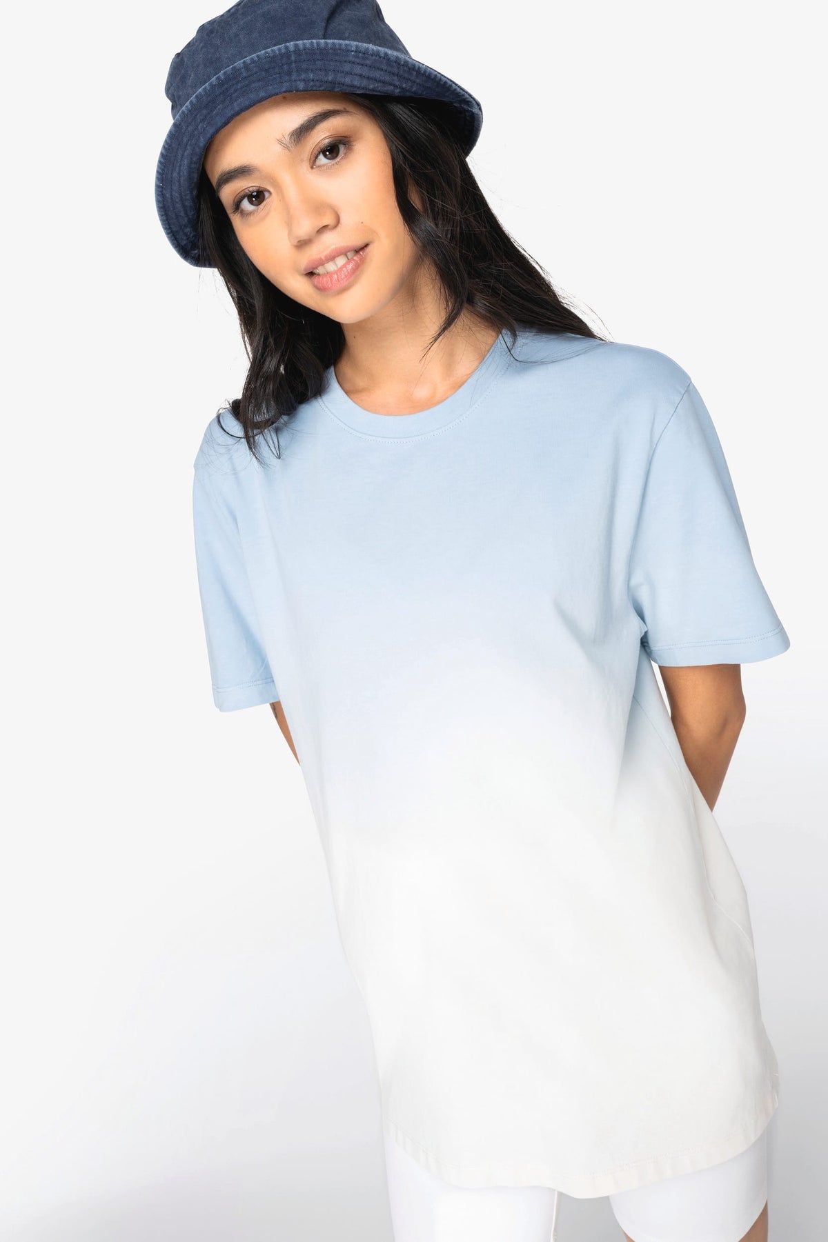 Native Spirit NS345 Ecologisch unisex Dip Dye T-shirt