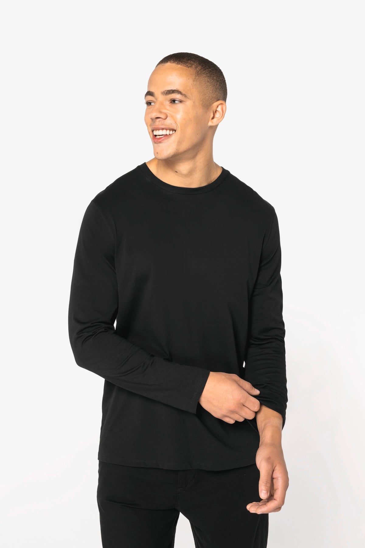Native Spirit NS347 Ecologisch unisex T-shirt met lange mouwen