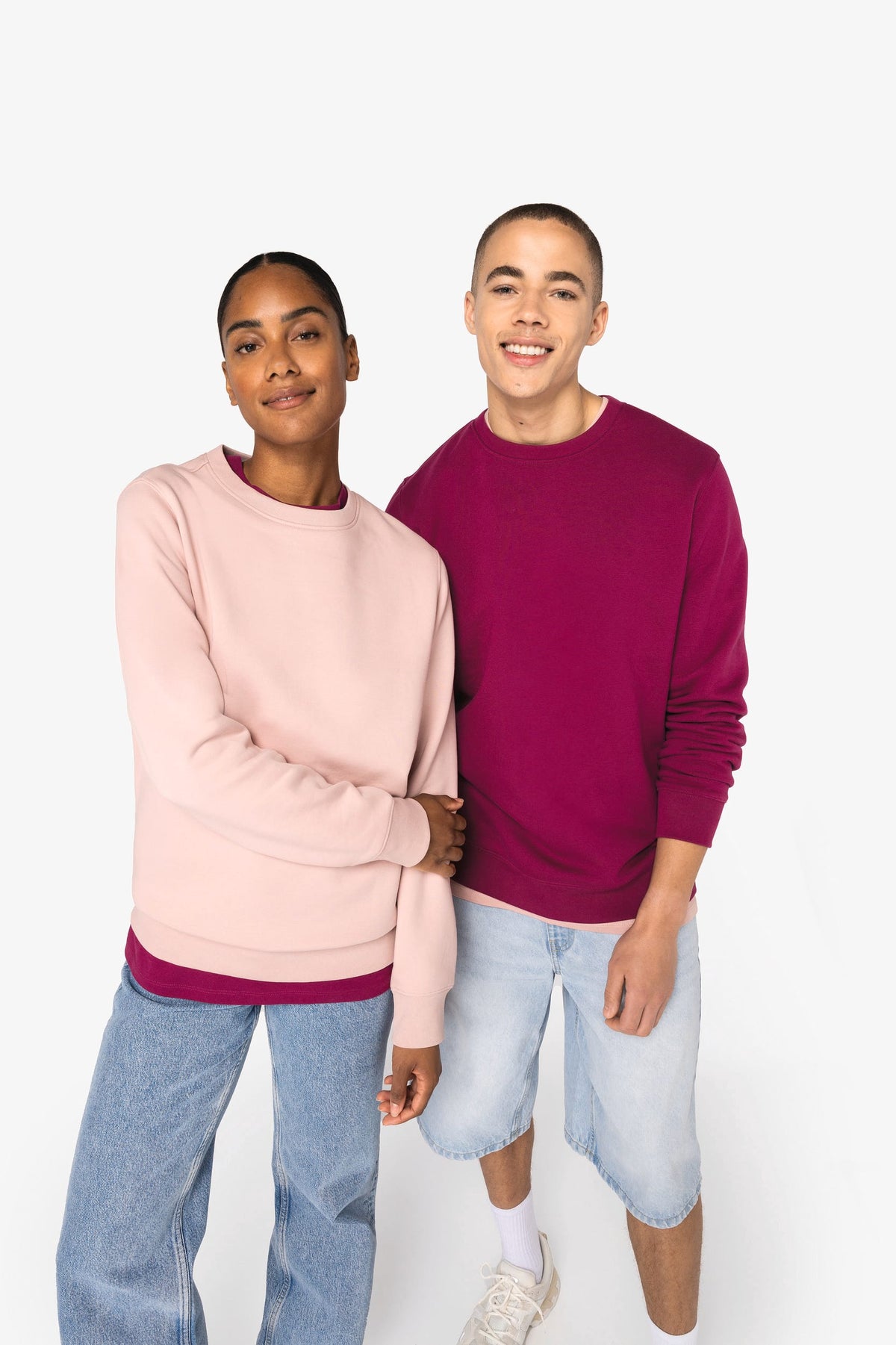 Native Spirit NS400 Ecologische unisex sweater met ronde hals