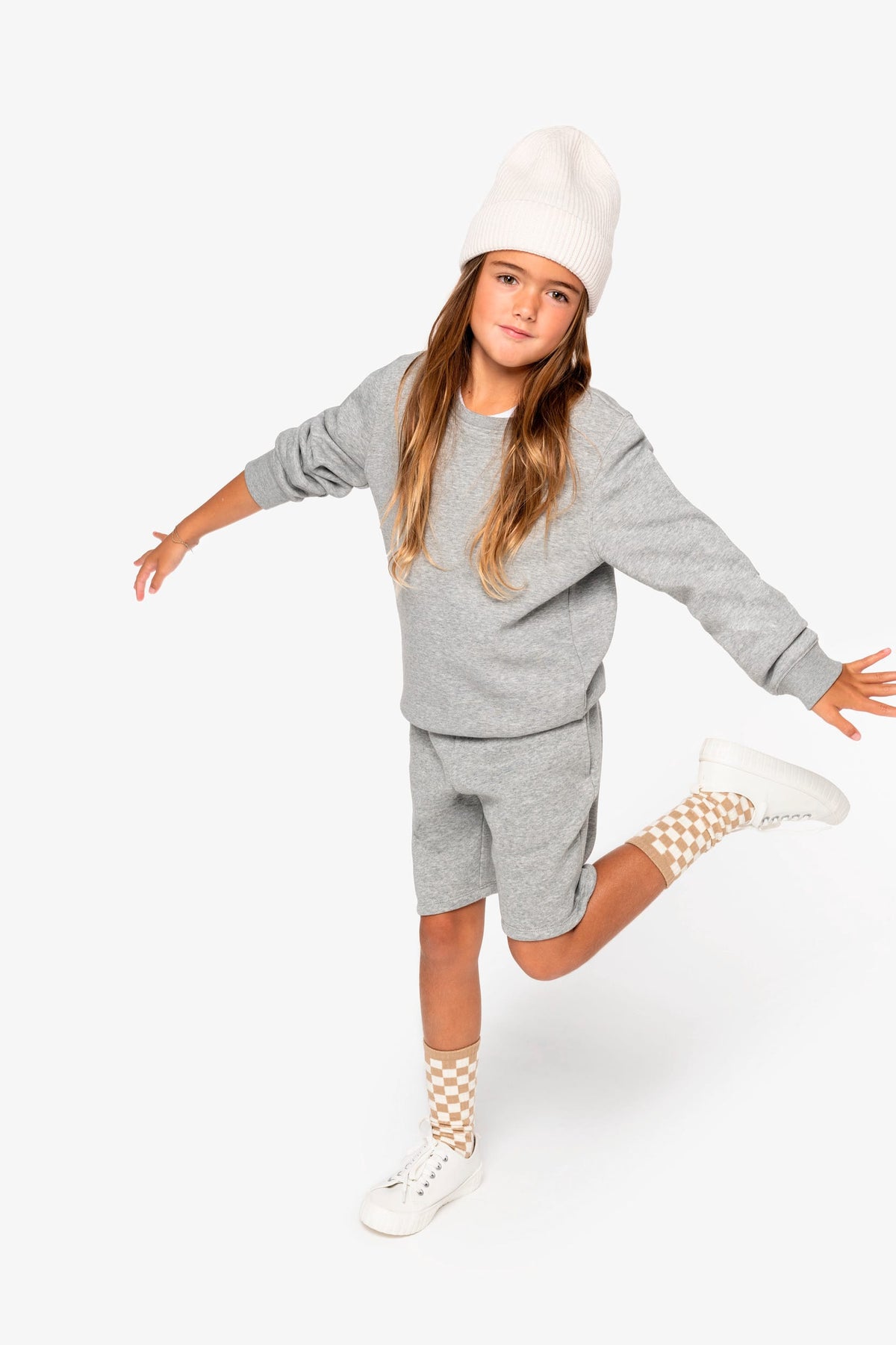 Native Spirit NS403 Ecologische kindersweater met ronde hals