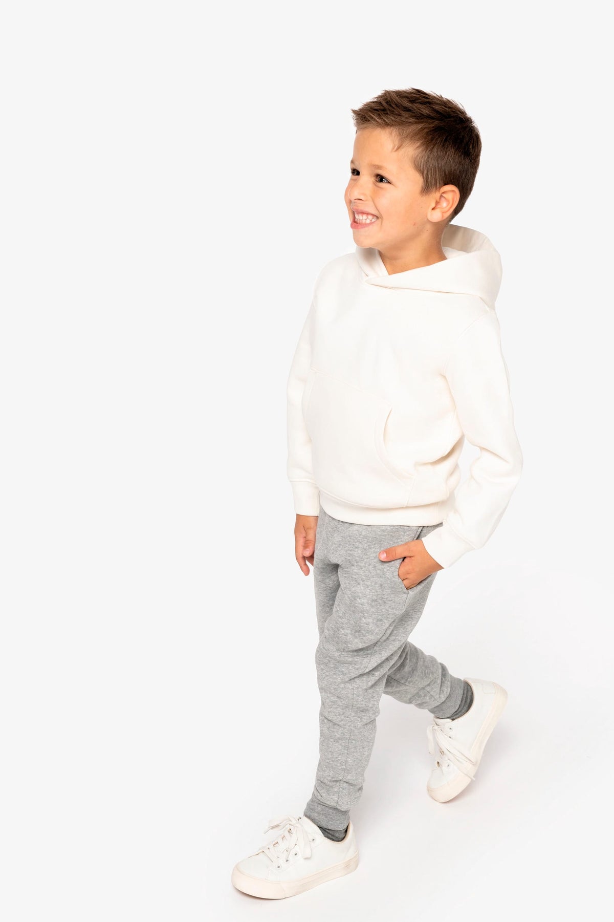 Native Spirit NS404 Ecologische kindersweater met capuchon