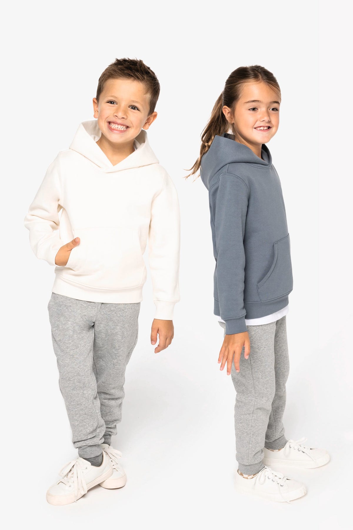 Native Spirit NS404 Ecologische kindersweater met capuchon