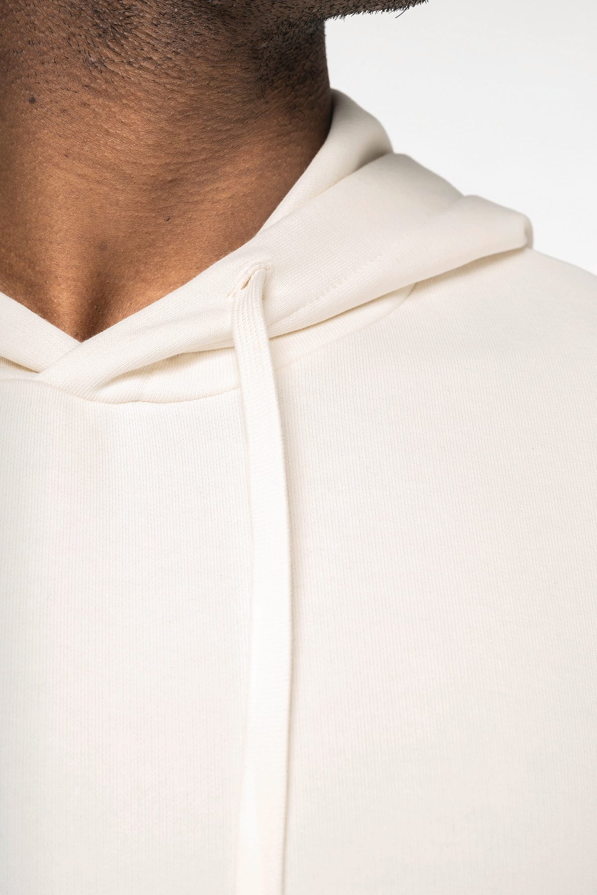 Native Spirit NS406 Ecologische unisex sweater met capuchon en korte verlaagde schouders French Terry
