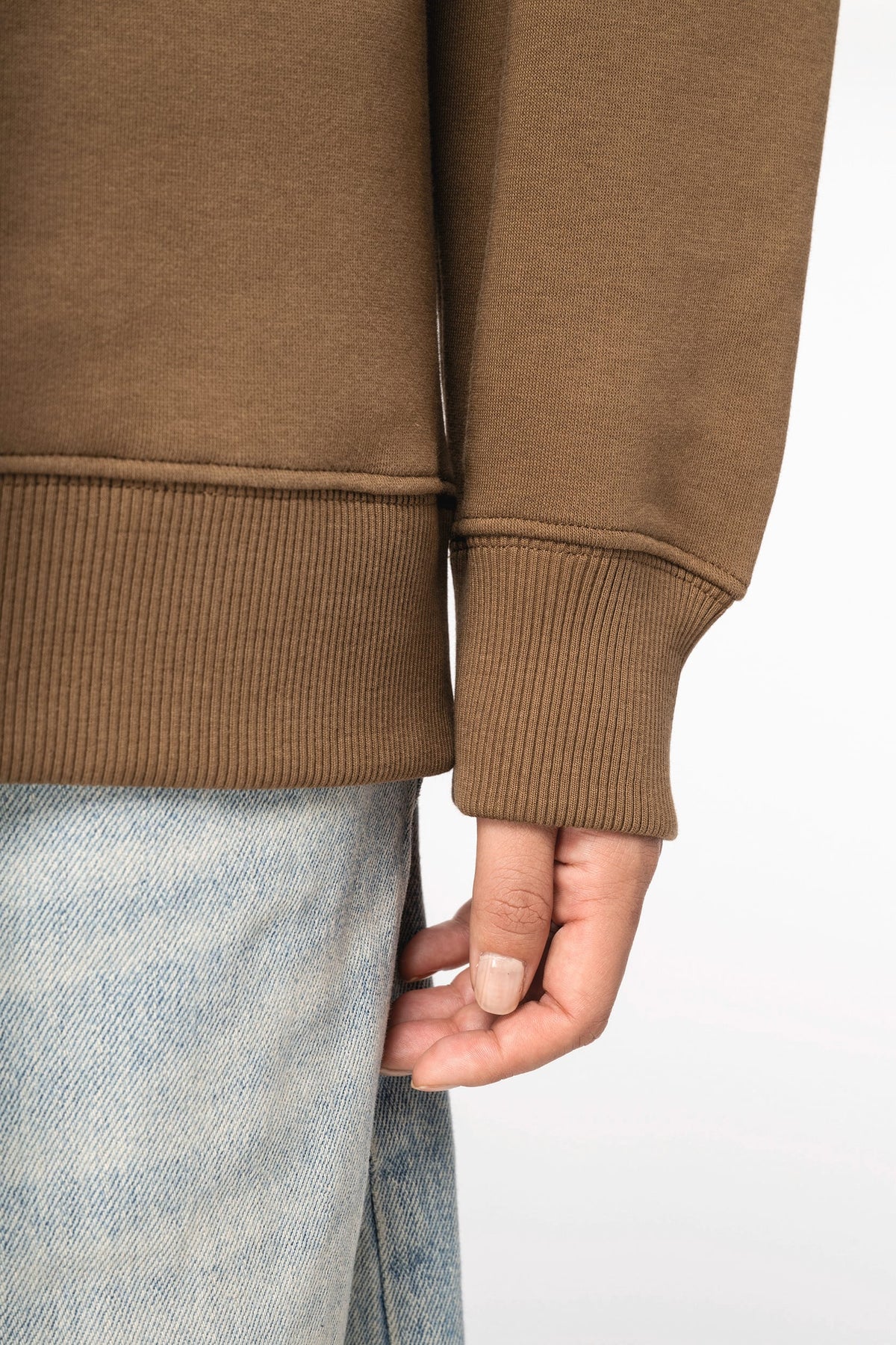 Native Spirit NS407 Ecologische oversized unisex sweater met ronde hals