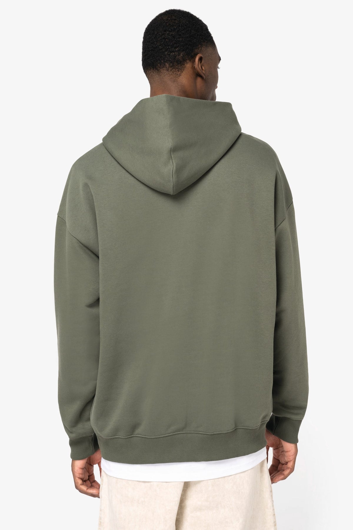 Native Spirit NS408 Ecologische unisex oversized sweater met capuchon