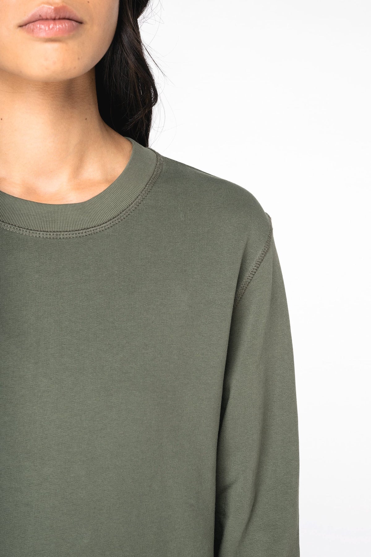 Native Spirit NS414 Ecologische unisex sweater met ronde hals French Terry