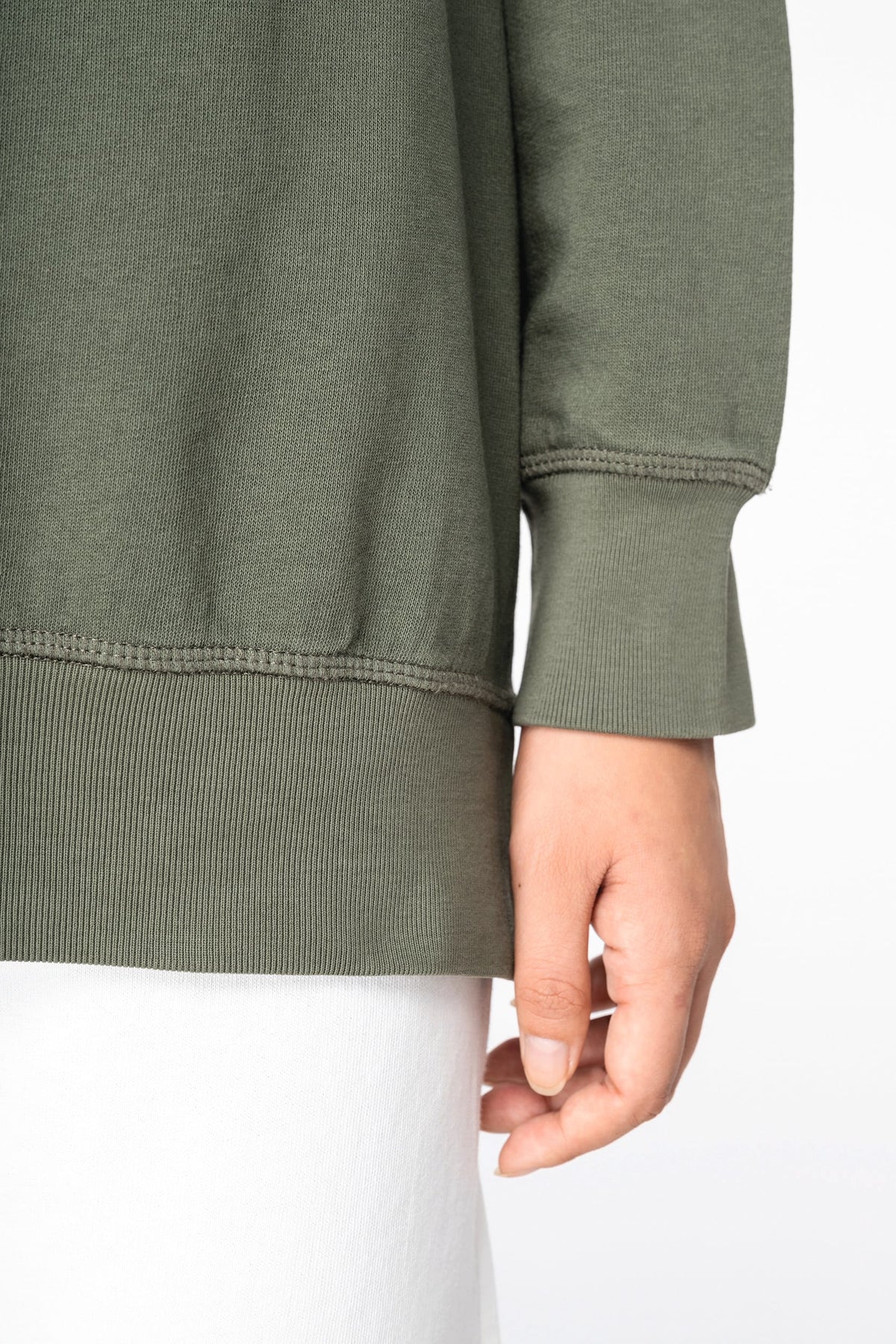 Native Spirit NS414 Ecologische unisex sweater met ronde hals French Terry