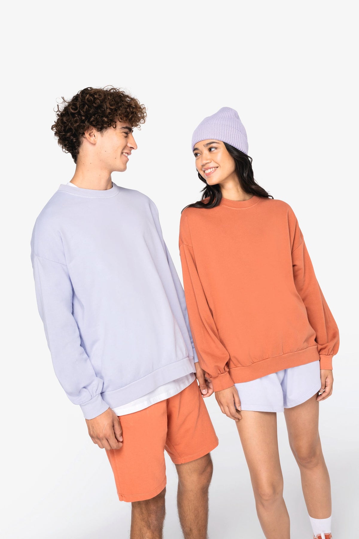 Native Spirit NS415 Ecologische oversized unisex sweater French Terry