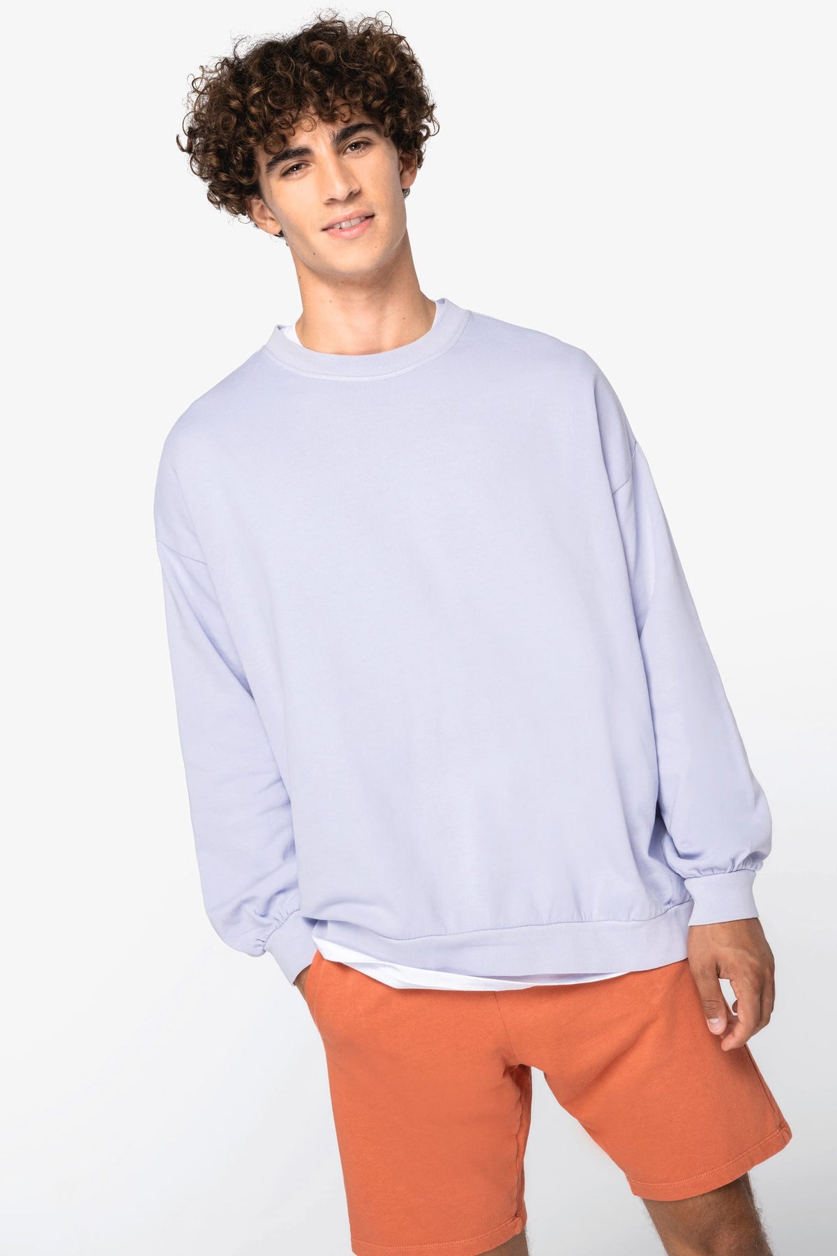 Native Spirit NS415 Ecologische oversized unisex sweater French Terry