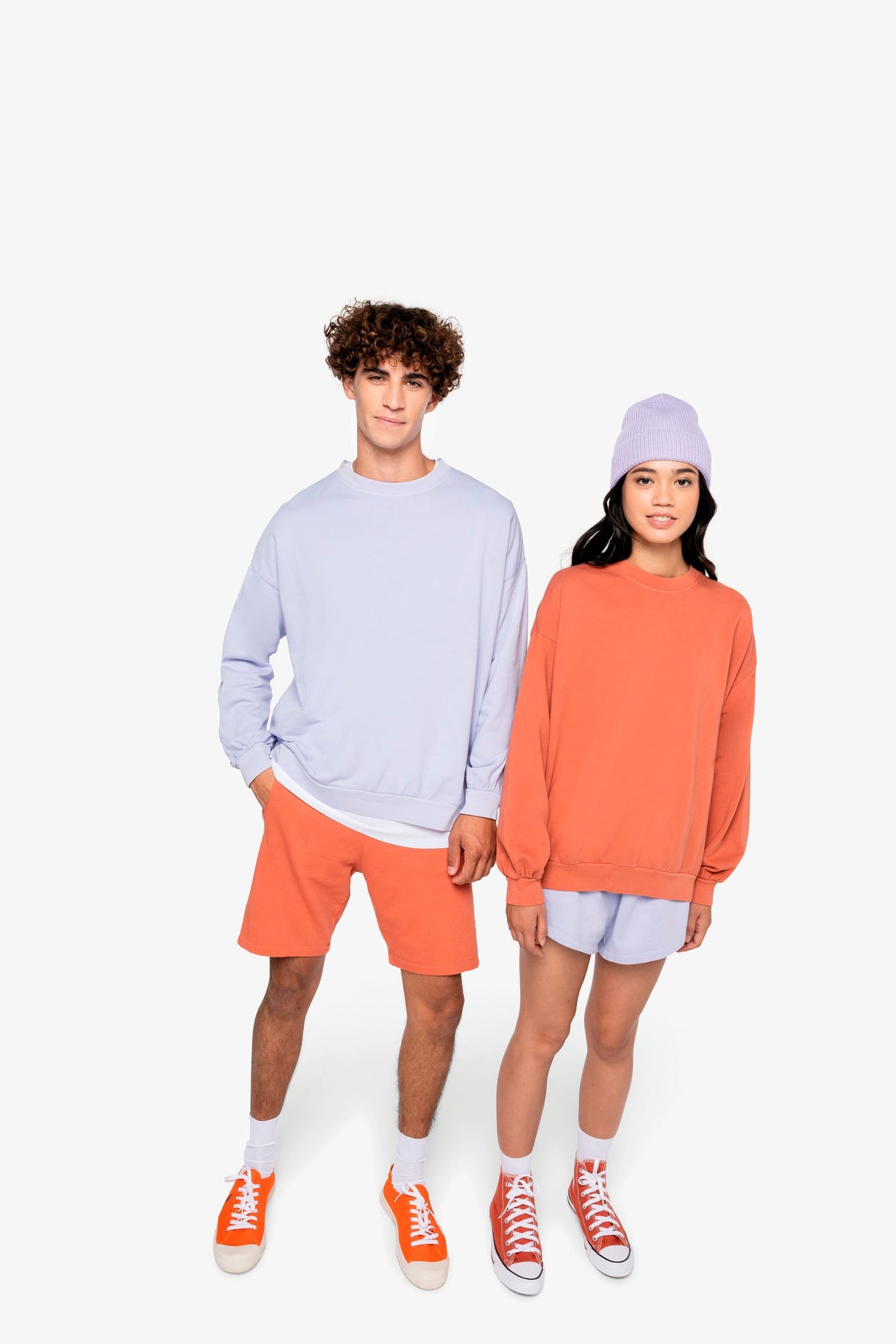 Native Spirit NS415 Ecologische oversized unisex sweater French Terry
