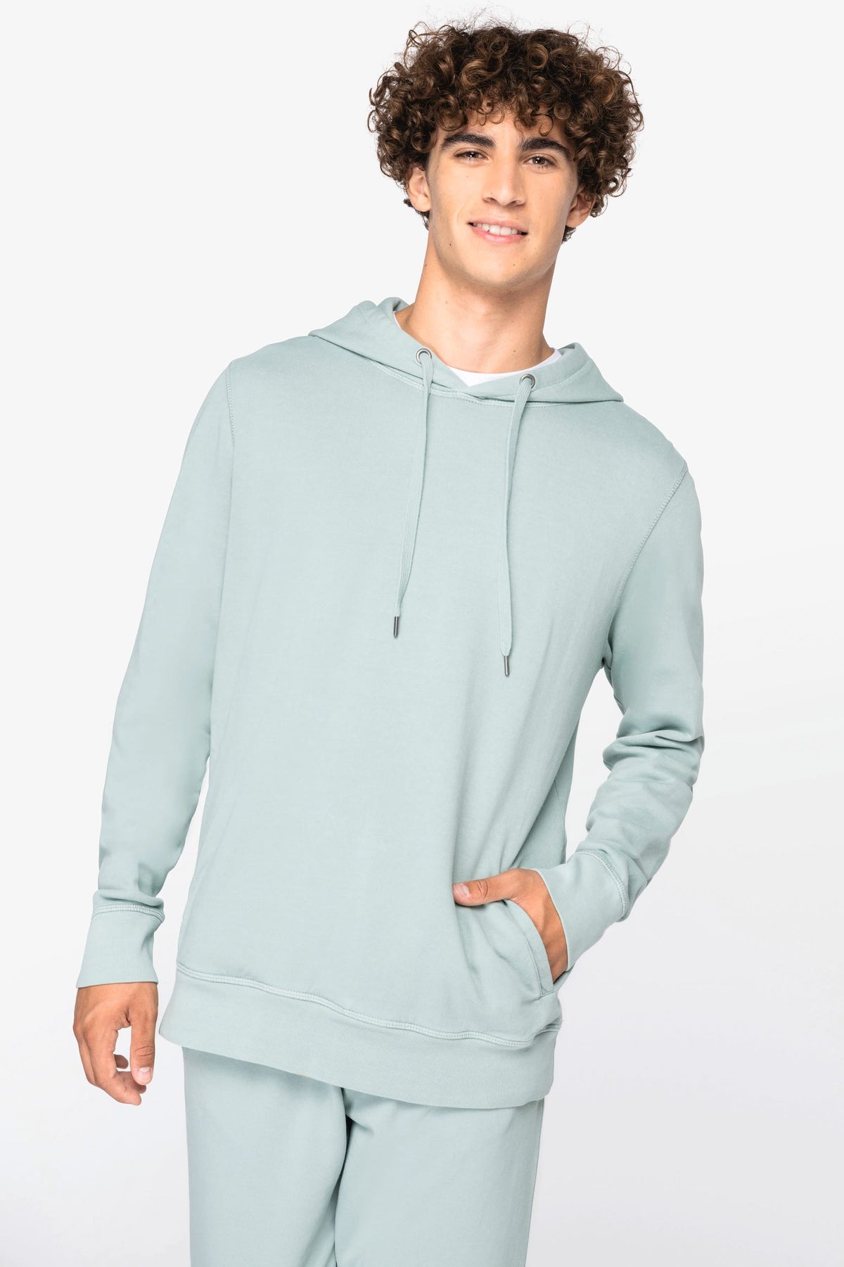 Native Spirit NS416 Ecologische unisex sweater met capuchon French Terry