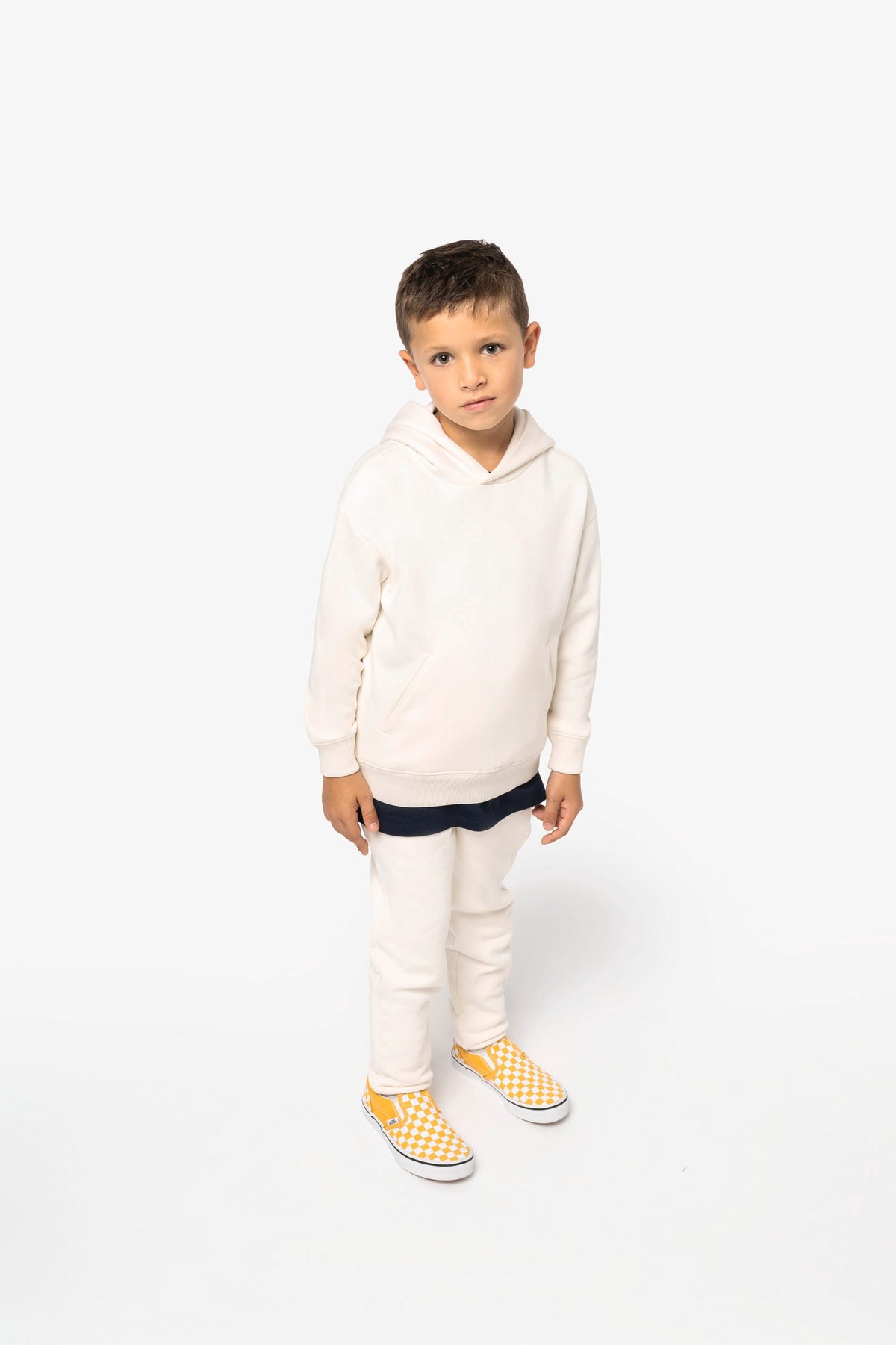 Native Spirit NS438 Ecologische oversized kindersweater met capuchon