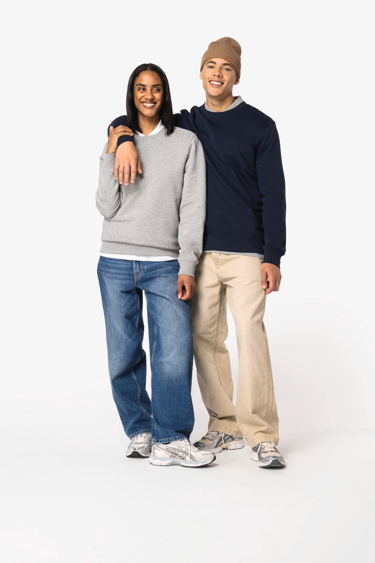 Native Spirit NS443 Ecologische unisex sweater met ronde hals