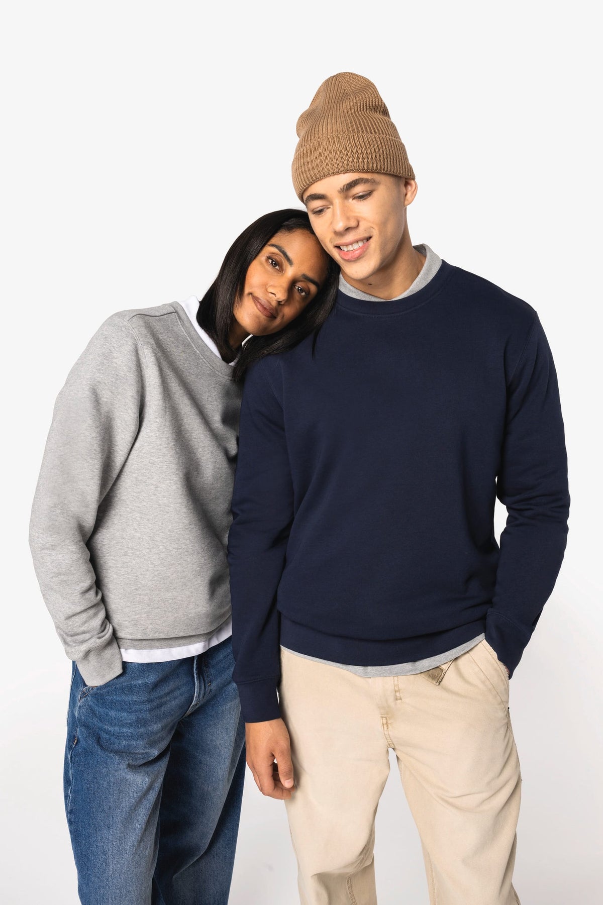 Native Spirit NS443 Ecologische unisex sweater met ronde hals