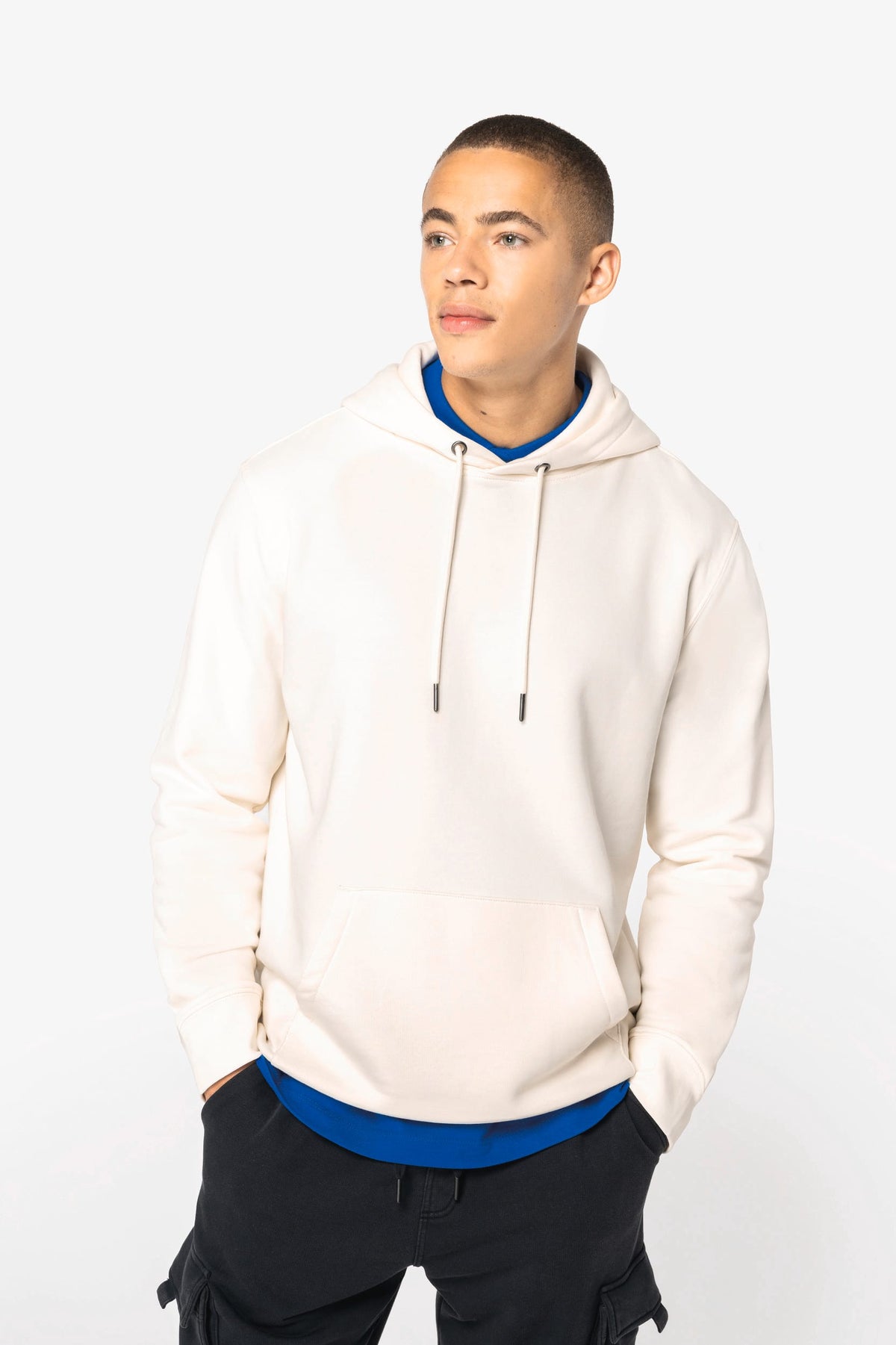 Native Spirit NS444 Ecologische unisex sweater met capuchon