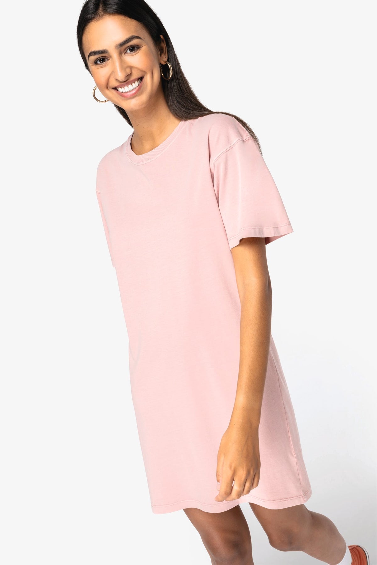 Native Spirit NS5000 Ecologische verwassen T-shirtjurk