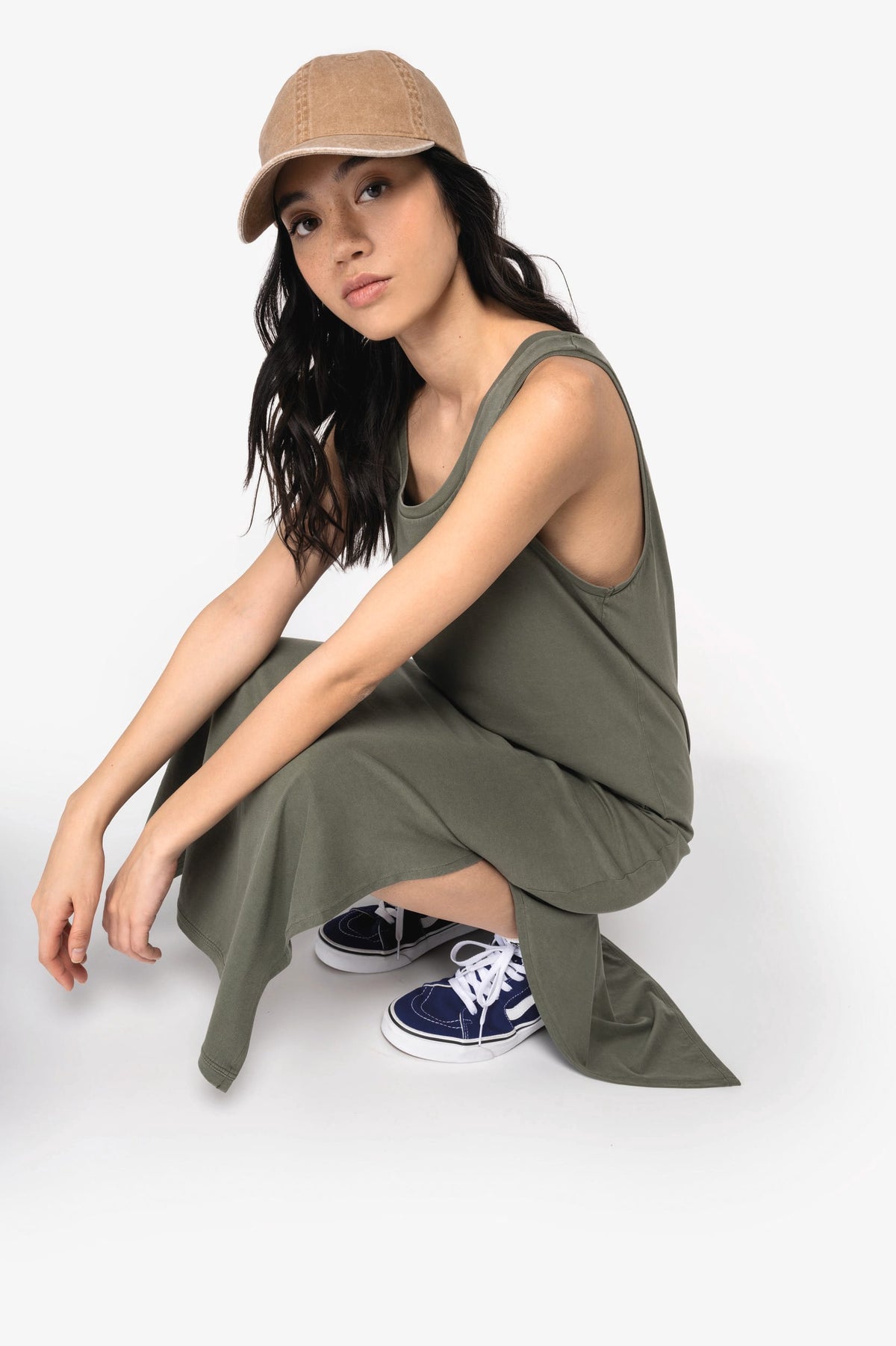 Native Spirit NS5012 Ecologische verwassen damesjurk in jersey
