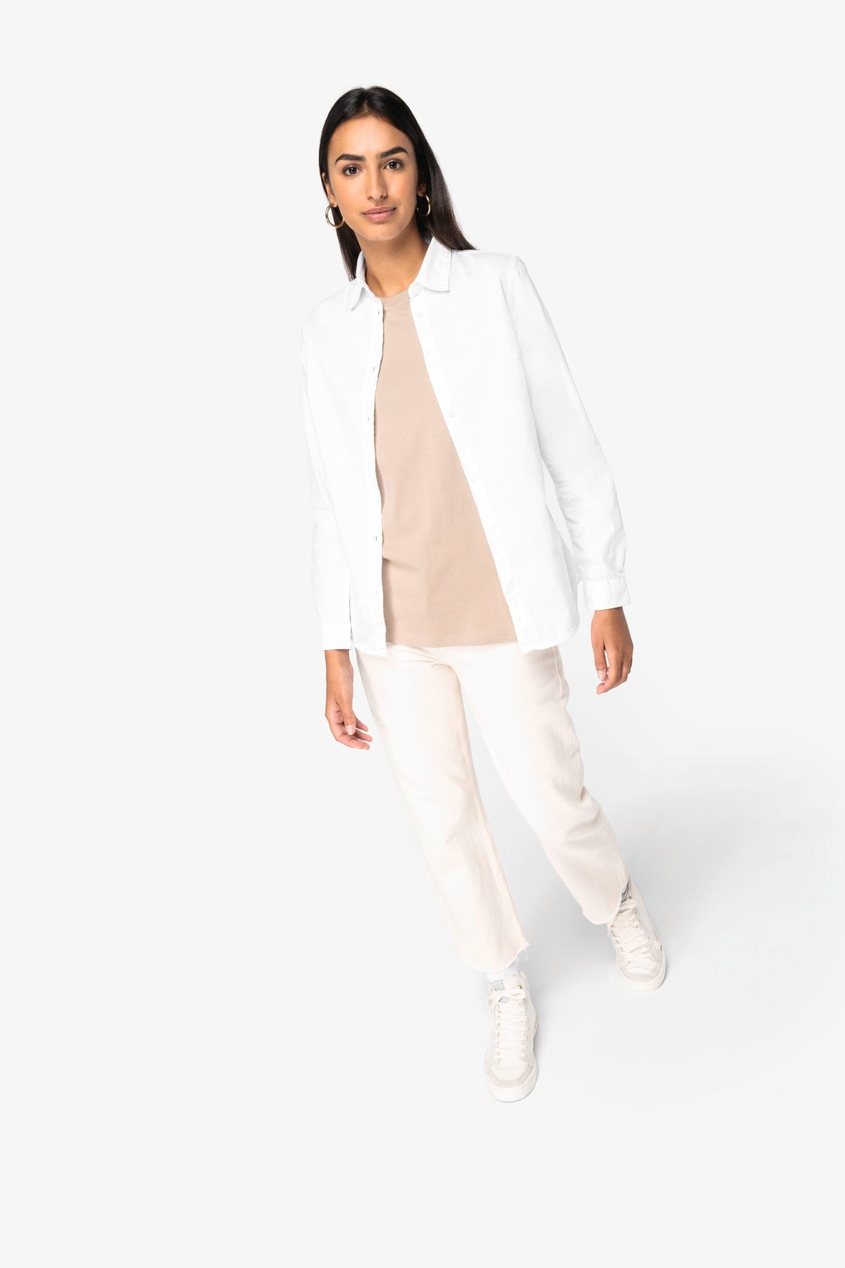 Native Spirit NS503 Ecologisch verwassen damesoverhemd