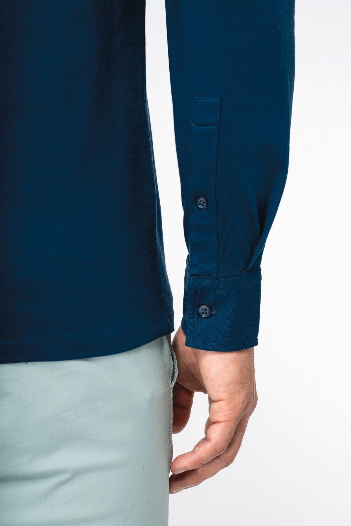 Native Spirit NS510 Ecologisch herenoverhemd van jersey
