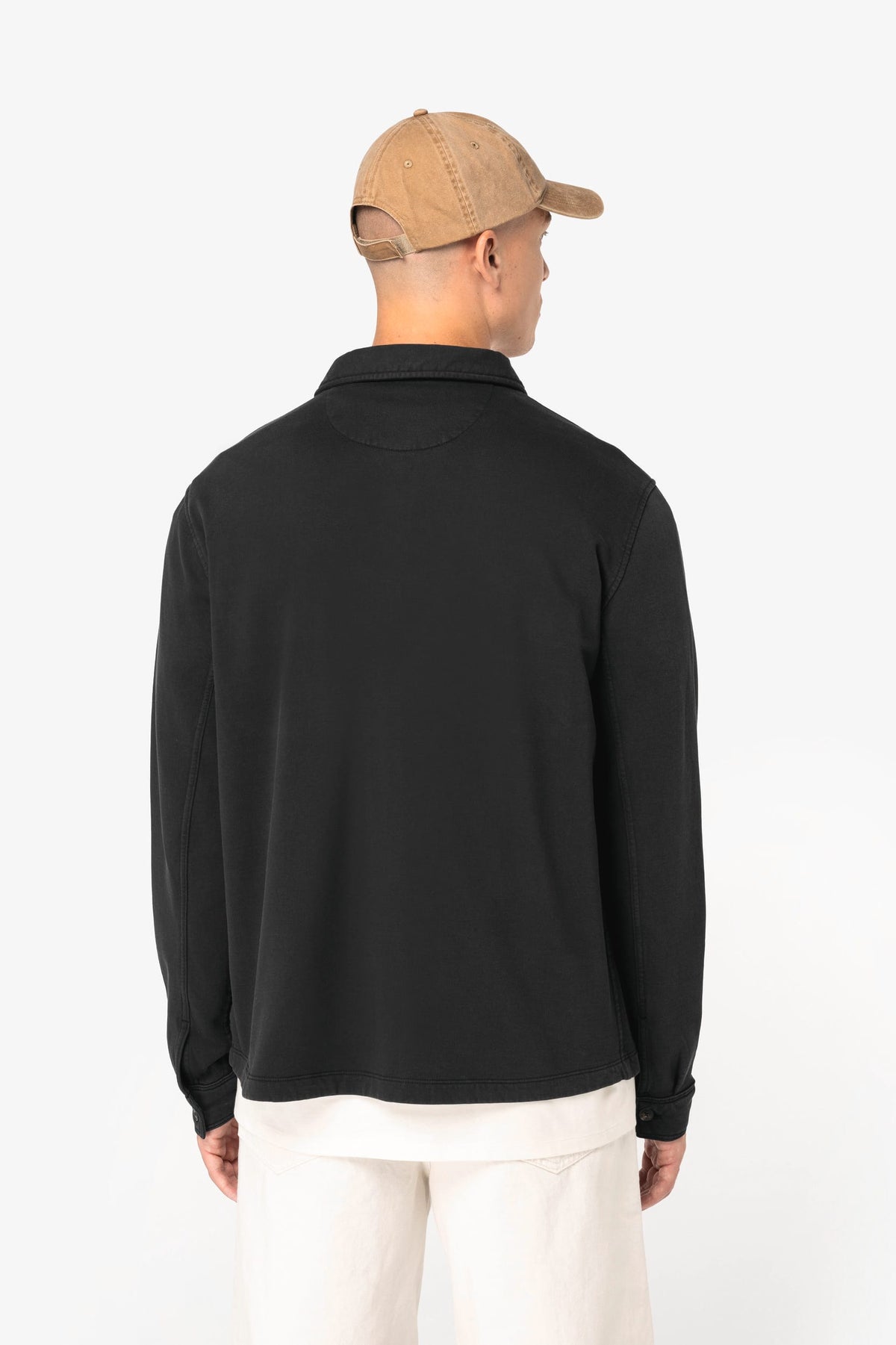 Native Spirit NS521 Ecologisch verwassen herenoverhemd in geborsteld fleece