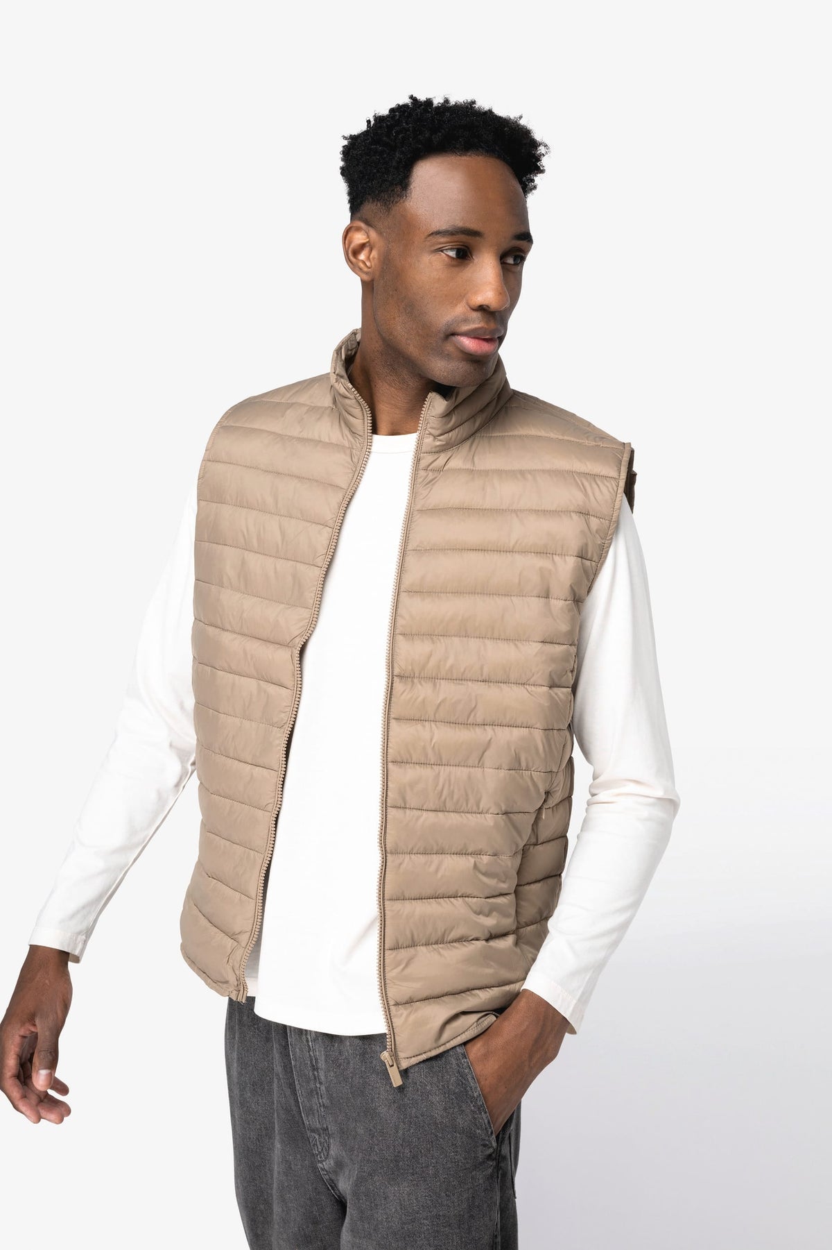 Native Spirit NS6005 Ecologische lichte bodywarmer voor heren