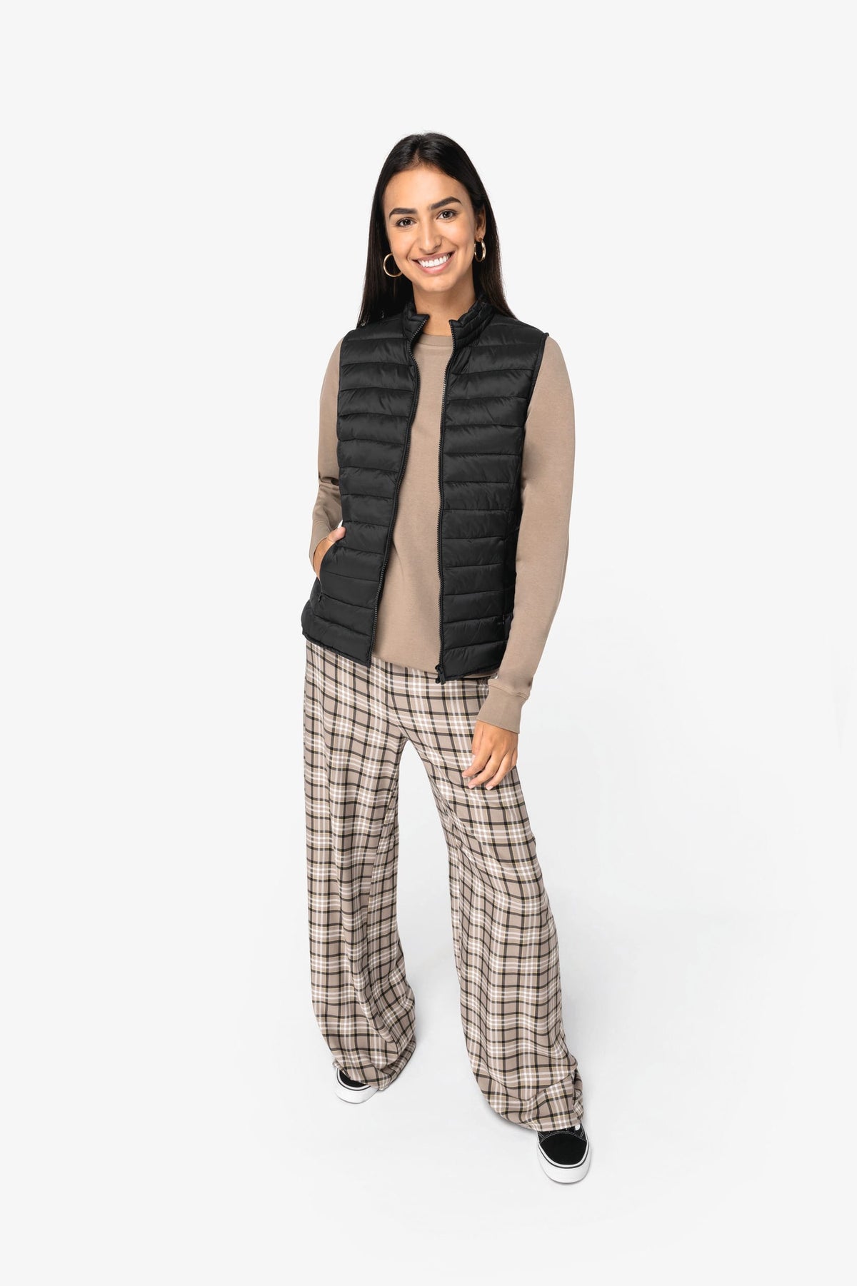 Native Spirit NS6006 Ecologische lichte bodywarmer voor dames