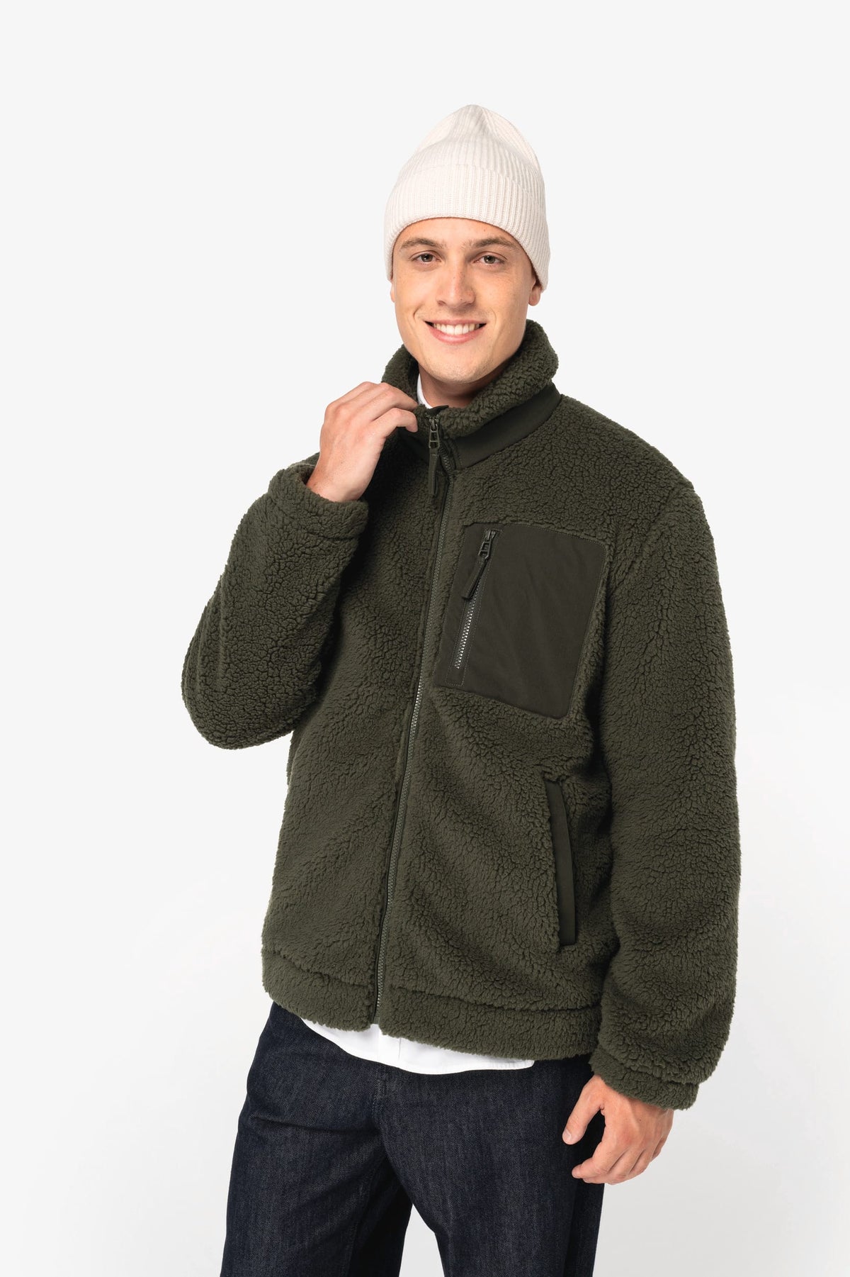 Native Spirit NS604 Ecologisch unisex sherpa jack