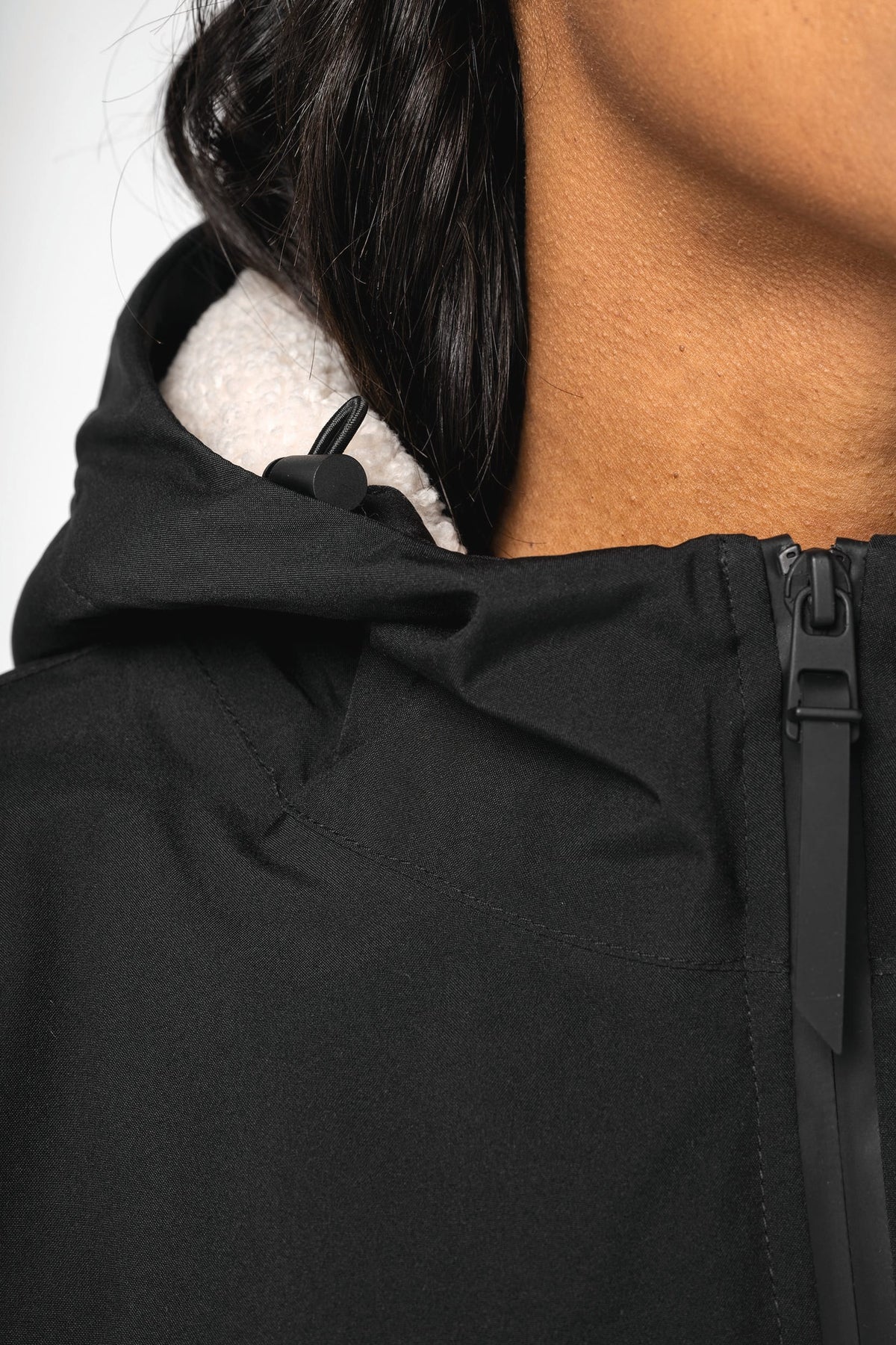 Native Spirit NS609 Ecologisch waterdicht unisex jasje met sherpavoering