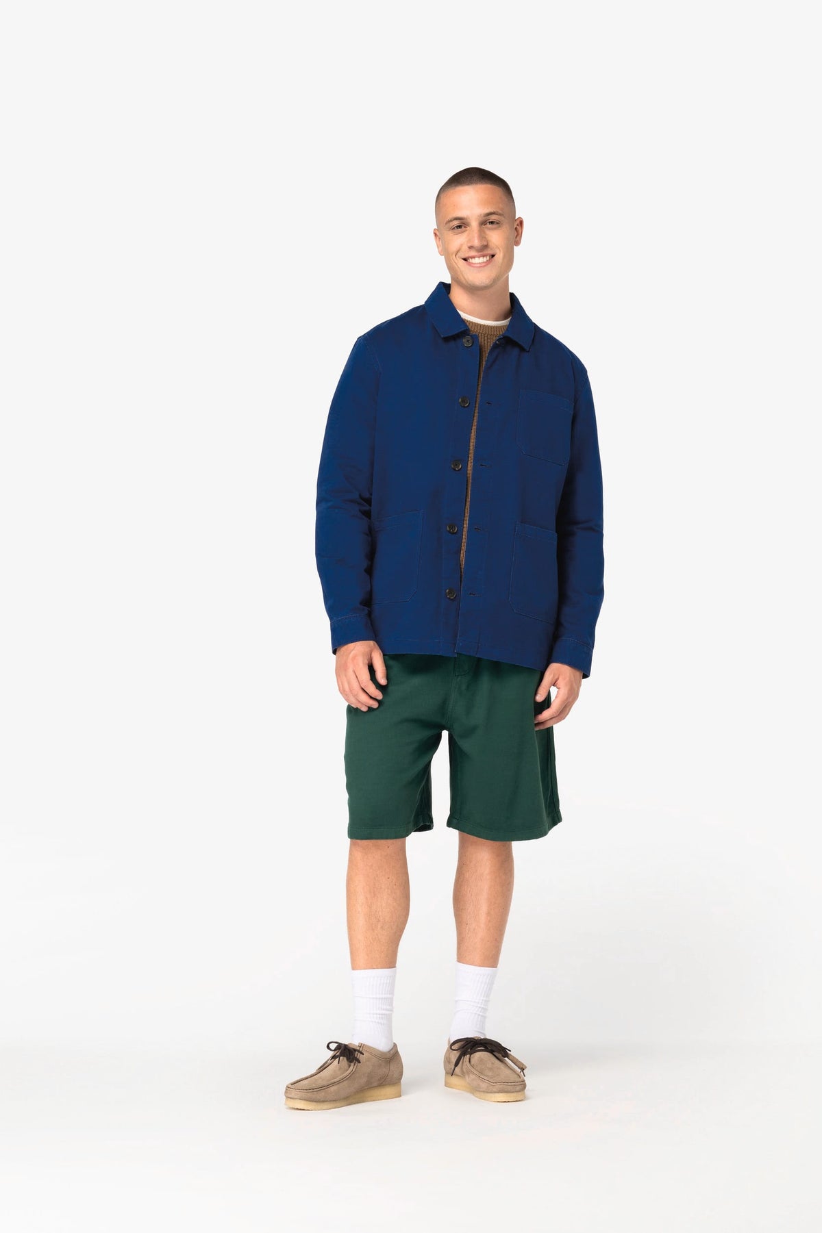 Native Spirit NS611 Verwassen ecologische unisex workerjack