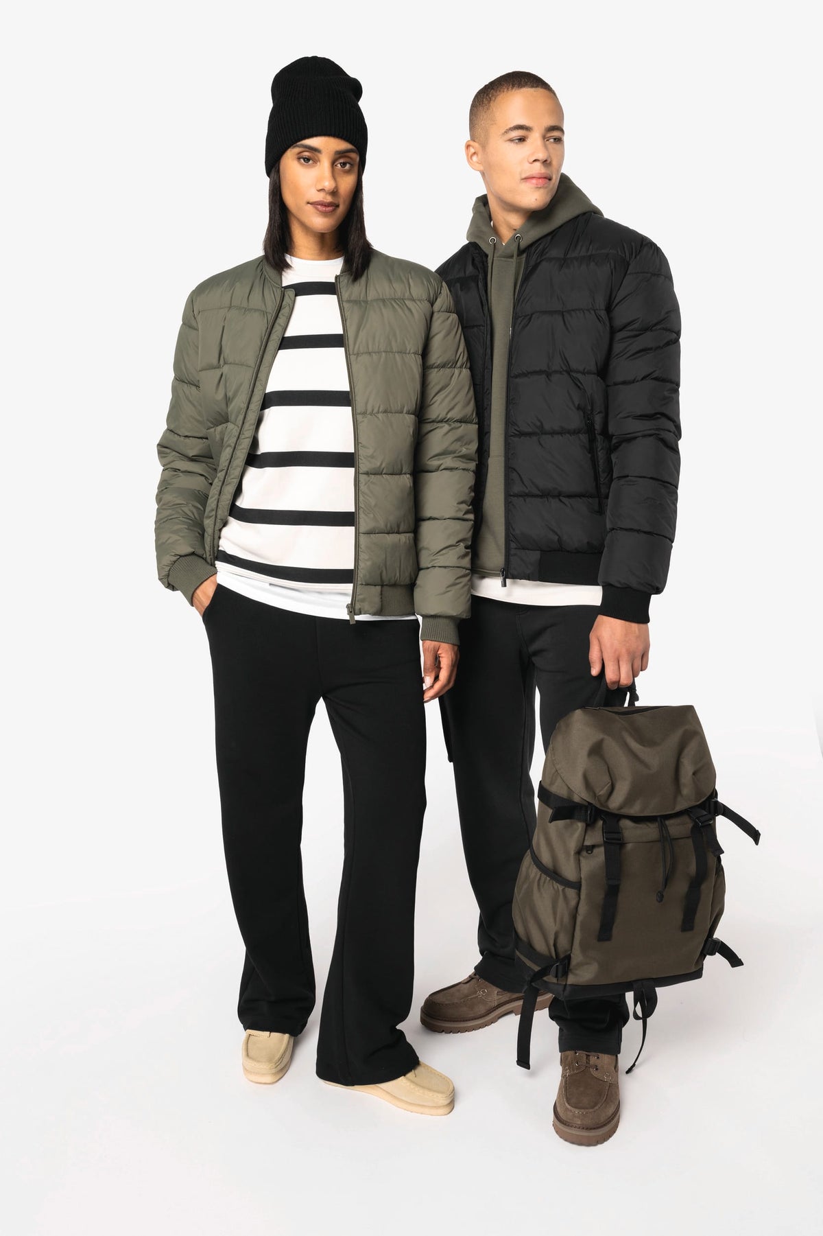 Native Spirit NS613 Ecologisch gewatteerd unisex jack met teddykraag