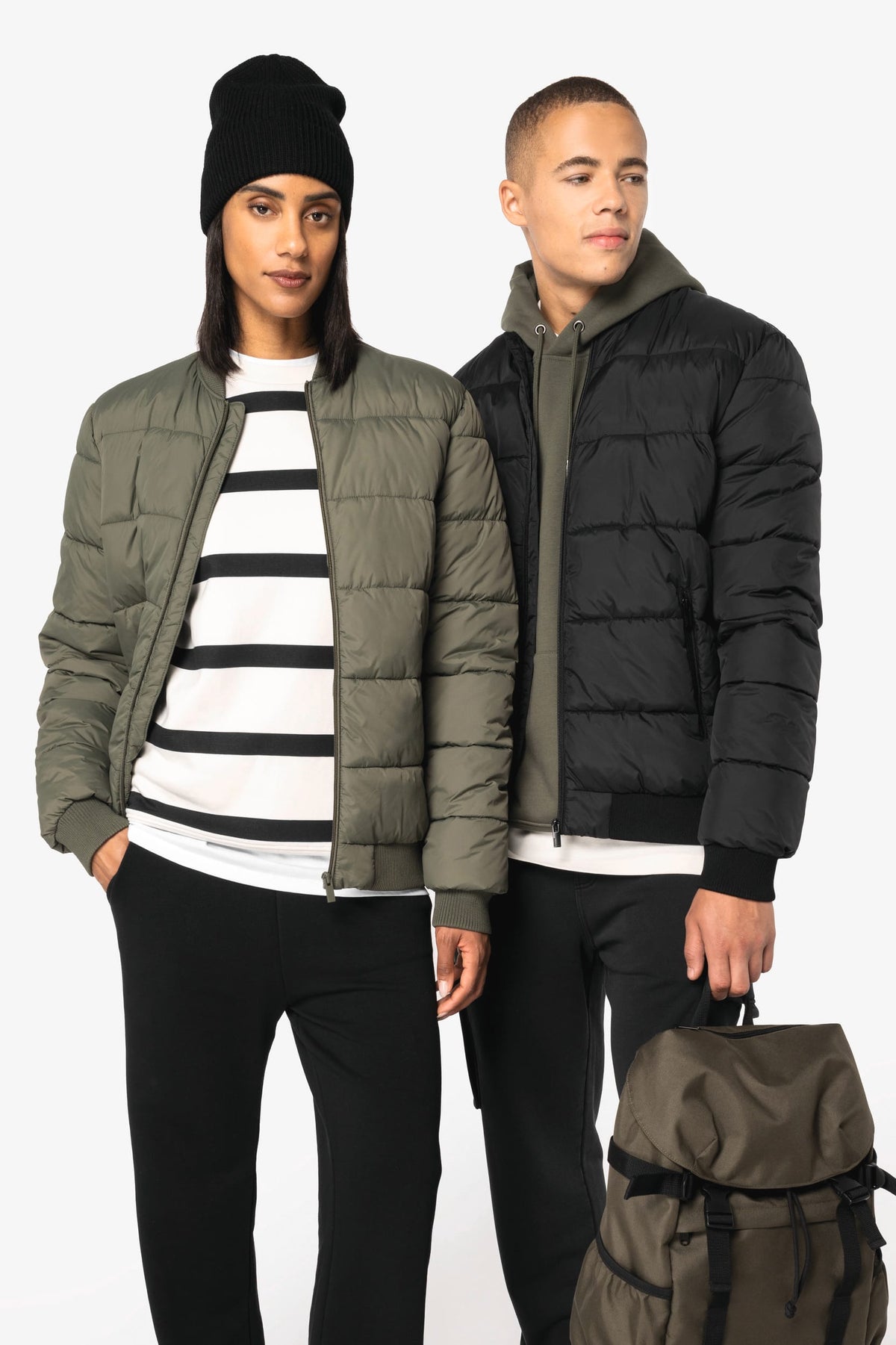 Native Spirit NS613 Ecologisch gewatteerd unisex jack met teddykraag