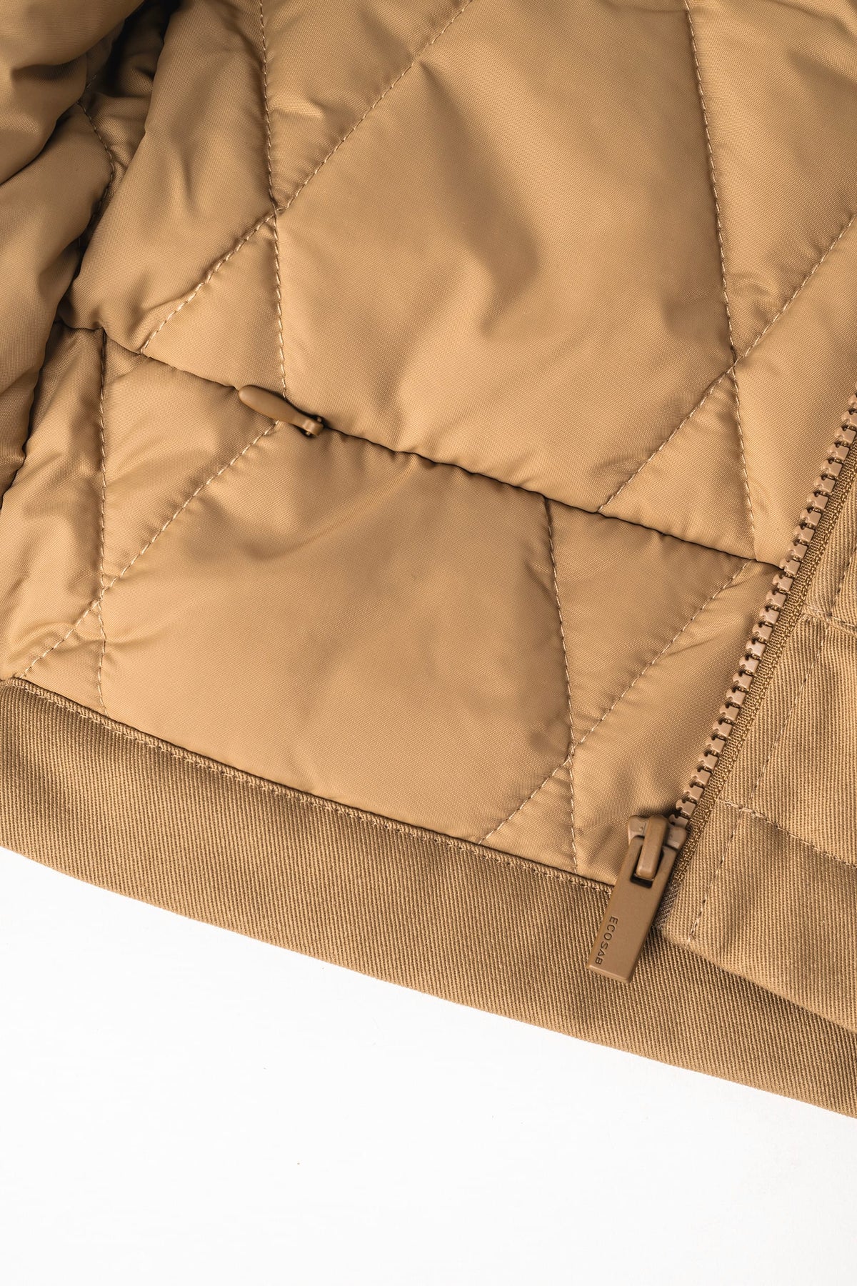 Native Spirit NS623 Ecologische gevoerde unisex bodywarmer van twill met teddykraag