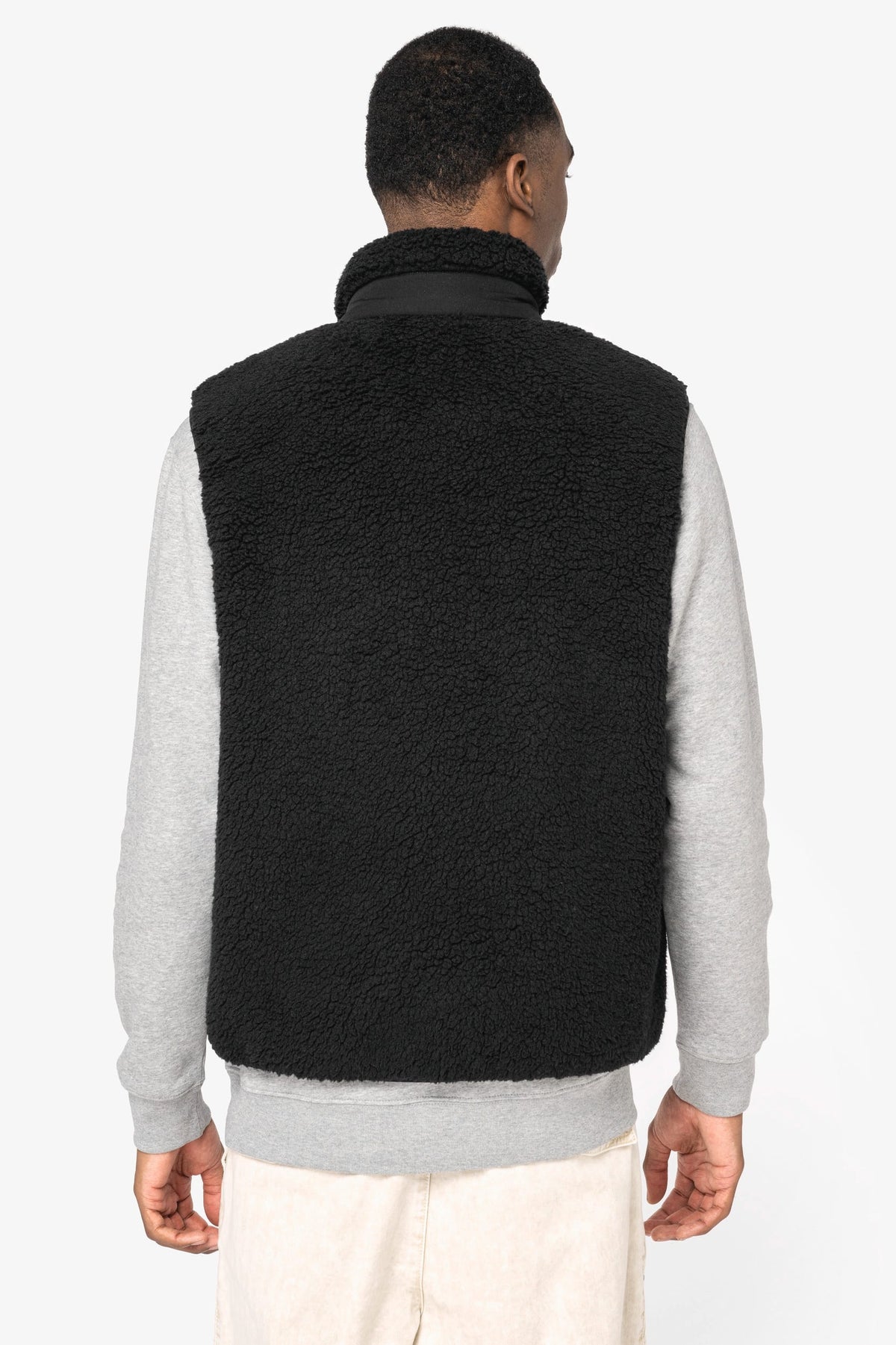 Native Spirit NS624 Ecologische unisex bodywarmer van sherpa