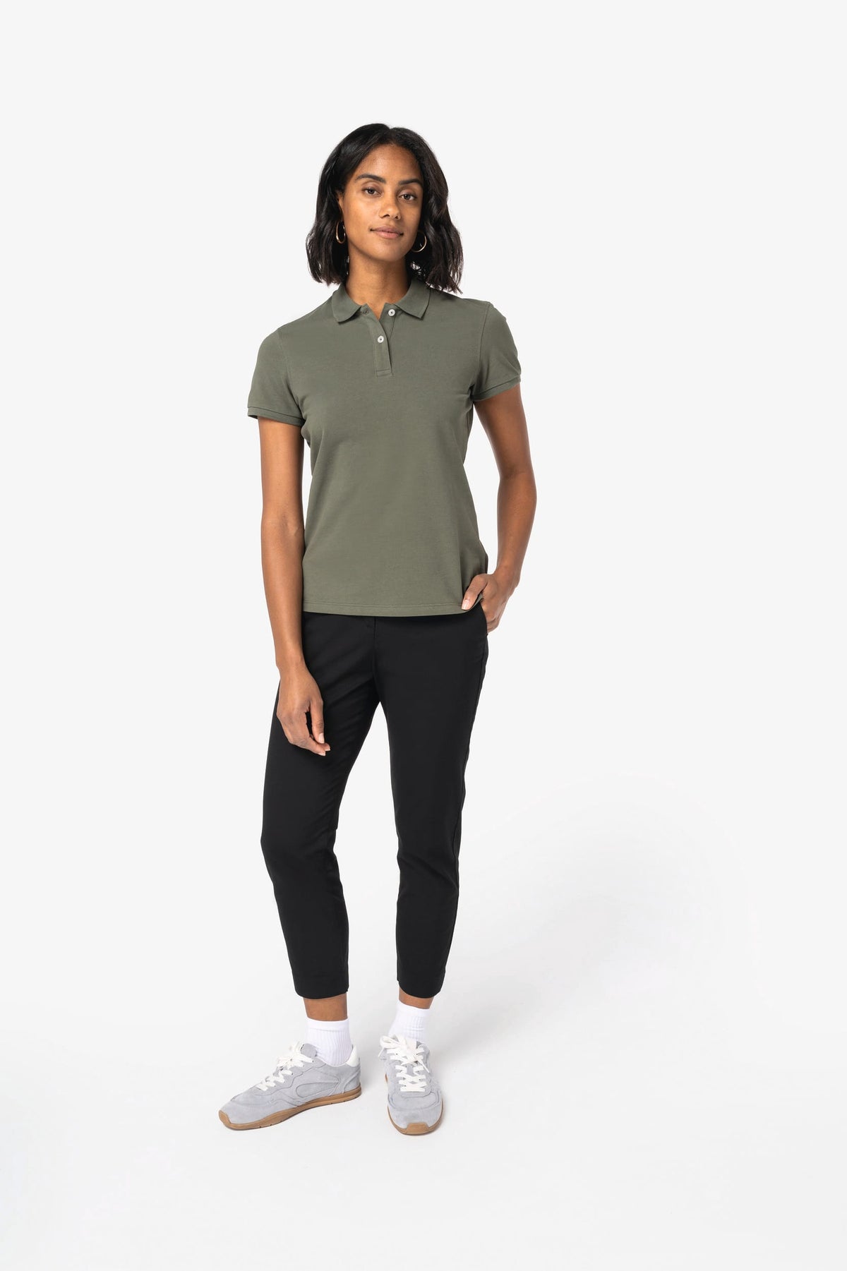 Native Spirit NS737 Ecologische enkellange chinobroek dames