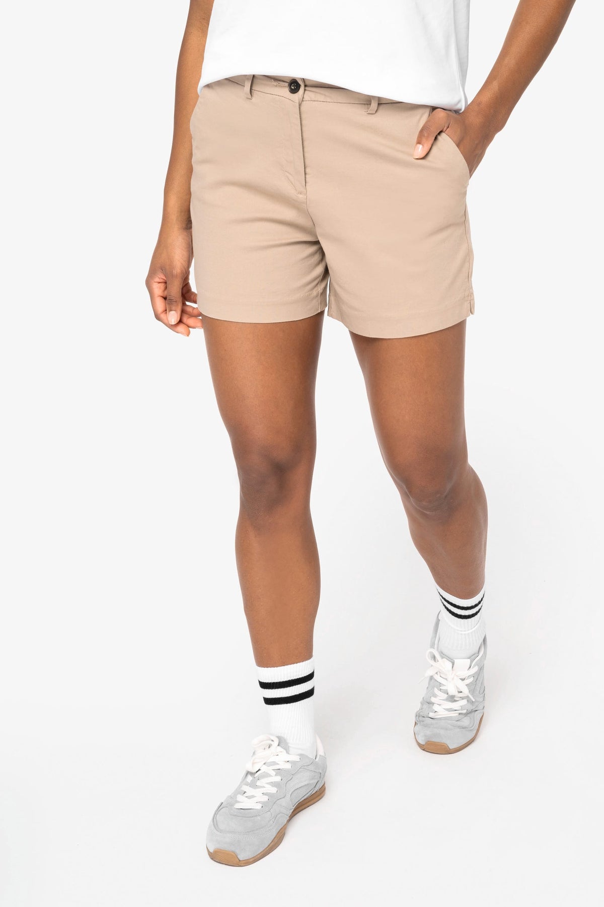 Native Spirit NS739 Ecologische chinobermuda dames