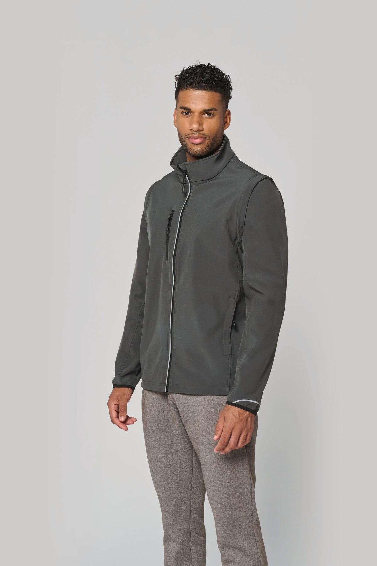 PROACT® PA323 Softshell met afritsbare mouwen