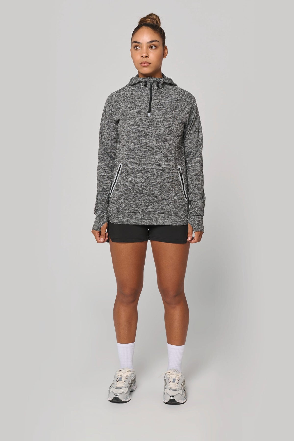 PROACT® PA360 unisex sportsweater Met Capuchon En Ritskraag