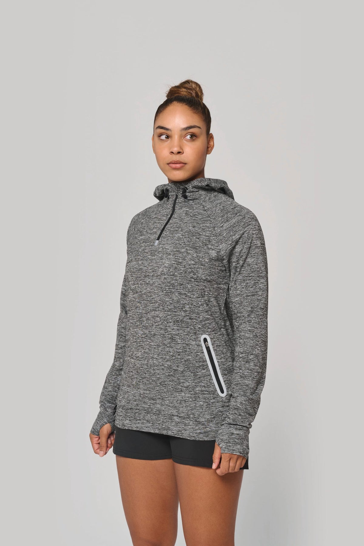 PROACT® PA360 unisex sportsweater Met Capuchon En Ritskraag